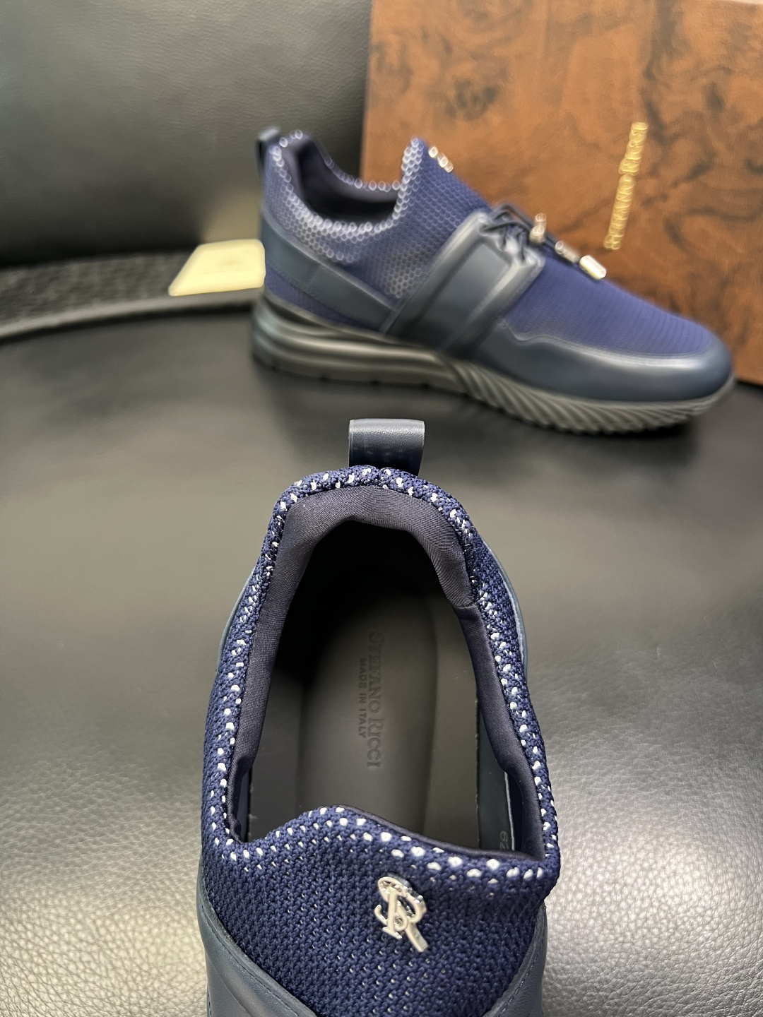 StefanoRicci 高品质 顶级工艺品 史蒂芬 劳尼治 专柜新品同步，鞋面意大利进口牛皮面料，进口