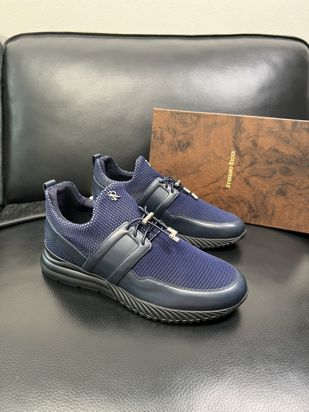 StefanoRicci 高品质 顶级工艺品 史蒂芬 劳尼治 专柜新品同步，鞋面意大利进口牛皮面料，进口