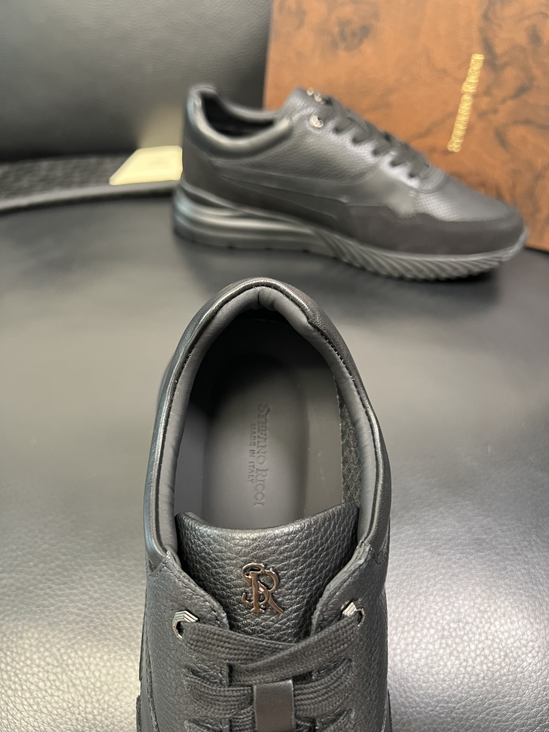 StefanoRicci 高品质 顶级工艺品 史蒂芬 劳尼治 专柜新品同步，鞋面意大利进口牛皮面料，进口