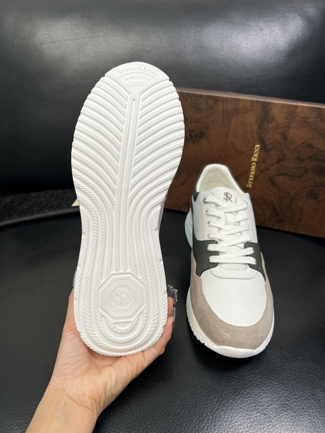 StefanoRicci 高品质 顶级工艺品 史蒂芬 劳尼治 专柜新品同步，鞋面意大利进口牛皮面料，进口