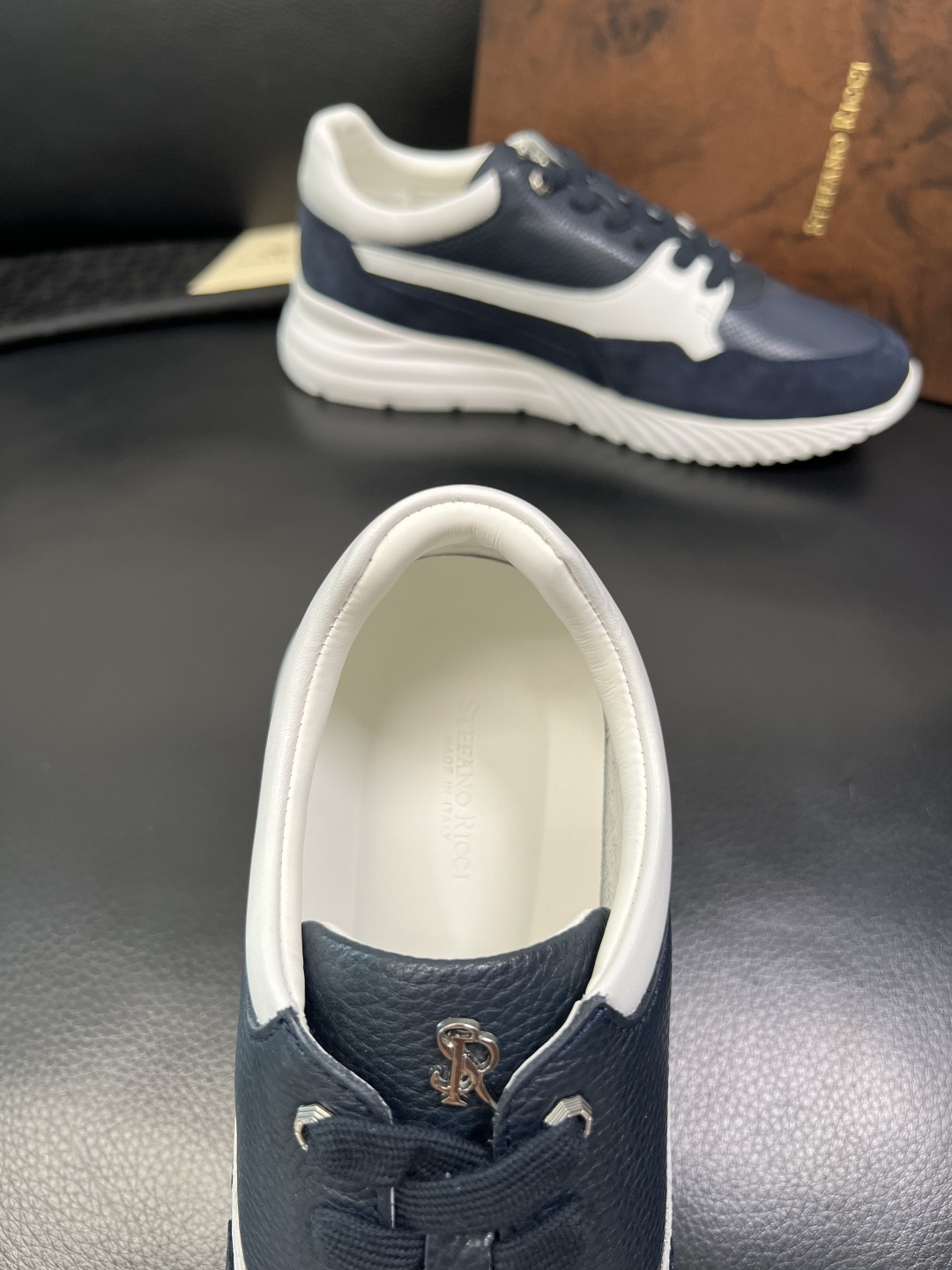 StefanoRicci 高品质 顶级工艺品 史蒂芬 劳尼治 专柜新品同步，鞋面意大利进口牛皮面料，进口