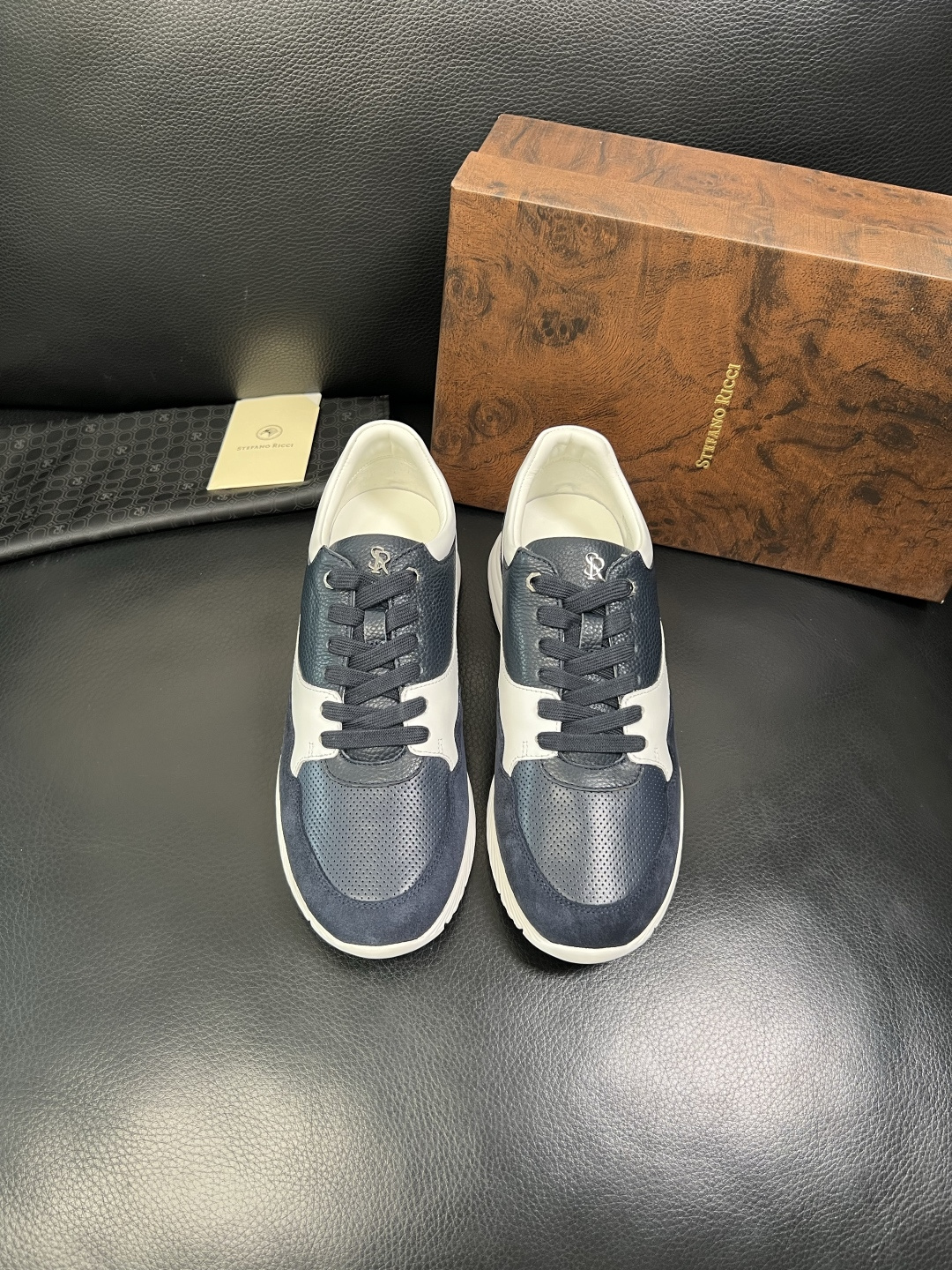 StefanoRicci 高品质 顶级工艺品 史蒂芬 劳尼治 专柜新品同步，鞋面意大利进口牛皮面料，进口