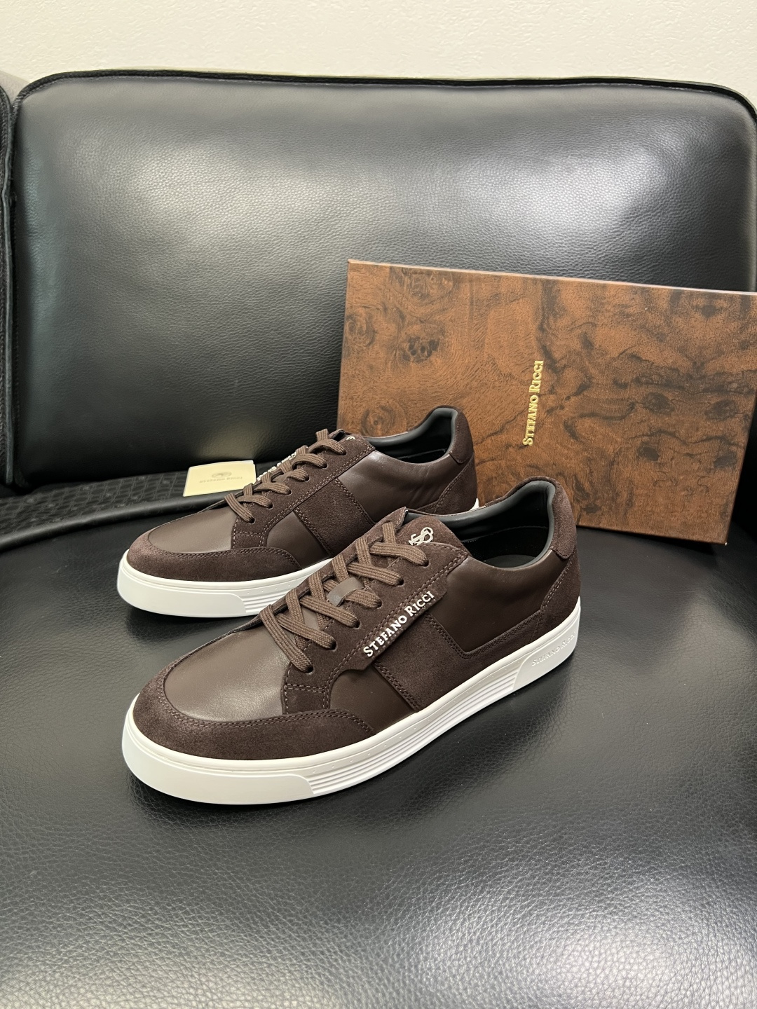 StefanoRicci 高品质 顶级工艺品 史蒂芬 劳尼治 专柜新品同步，鞋面意大利进口牛皮面料，进口