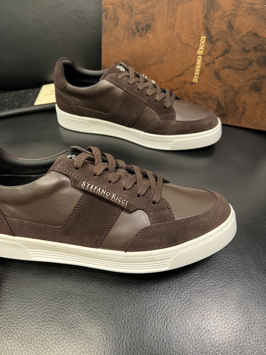 StefanoRicci 高品质 顶级工艺品 史蒂芬 劳尼治 专柜新品同步，鞋面意大利进口牛皮面料，进口