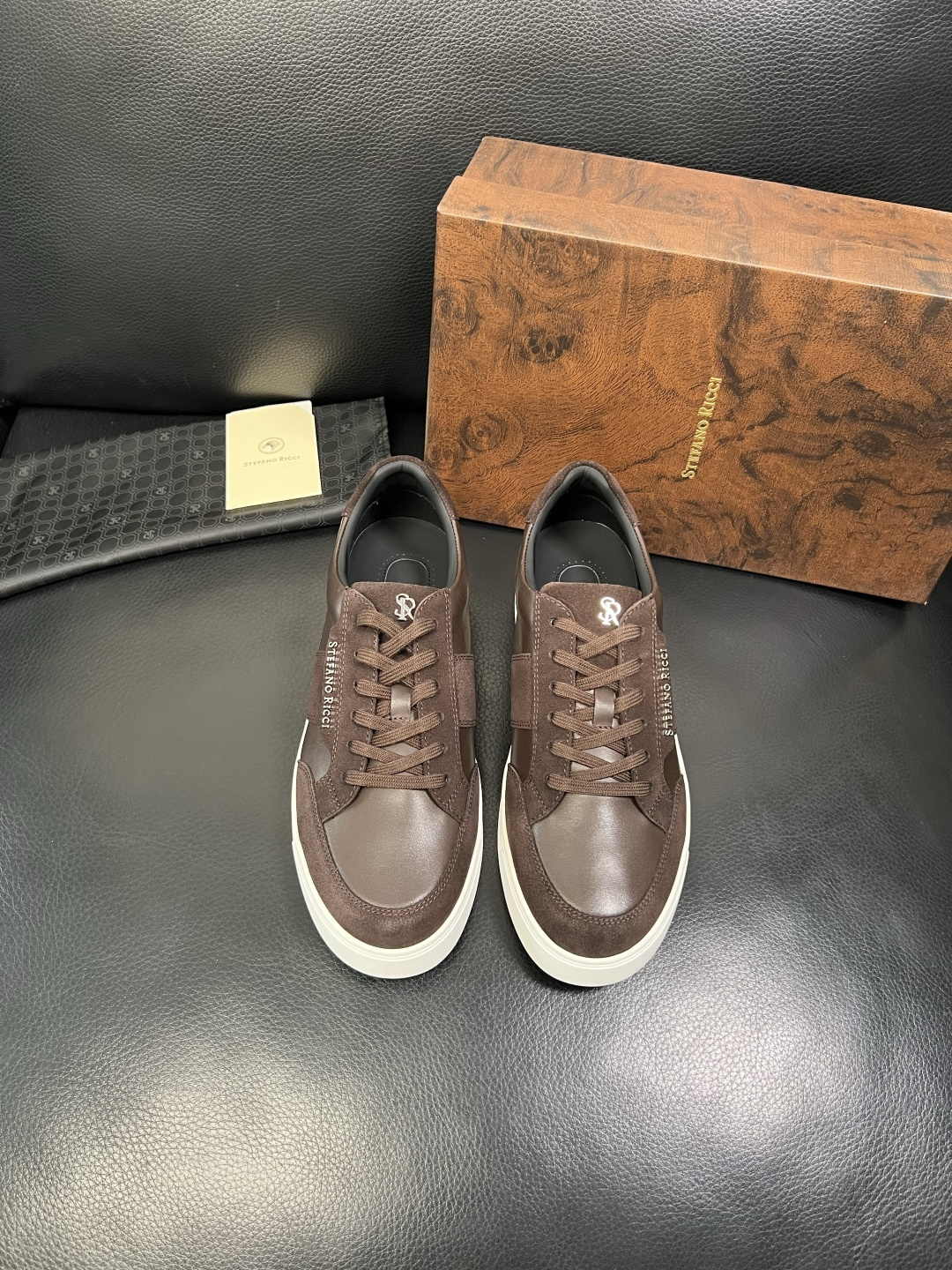 StefanoRicci 高品质 顶级工艺品 史蒂芬 劳尼治 专柜新品同步，鞋面意大利进口牛皮面料，进口