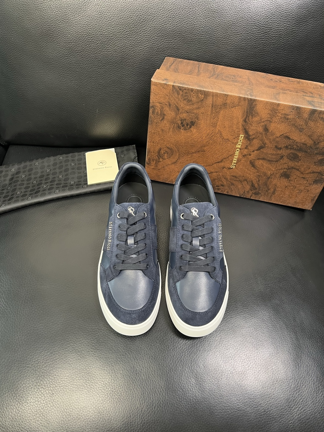 StefanoRicci 高品质 顶级工艺品 史蒂芬 劳尼治 专柜新品同步，鞋面意大利进口牛皮面料，进口