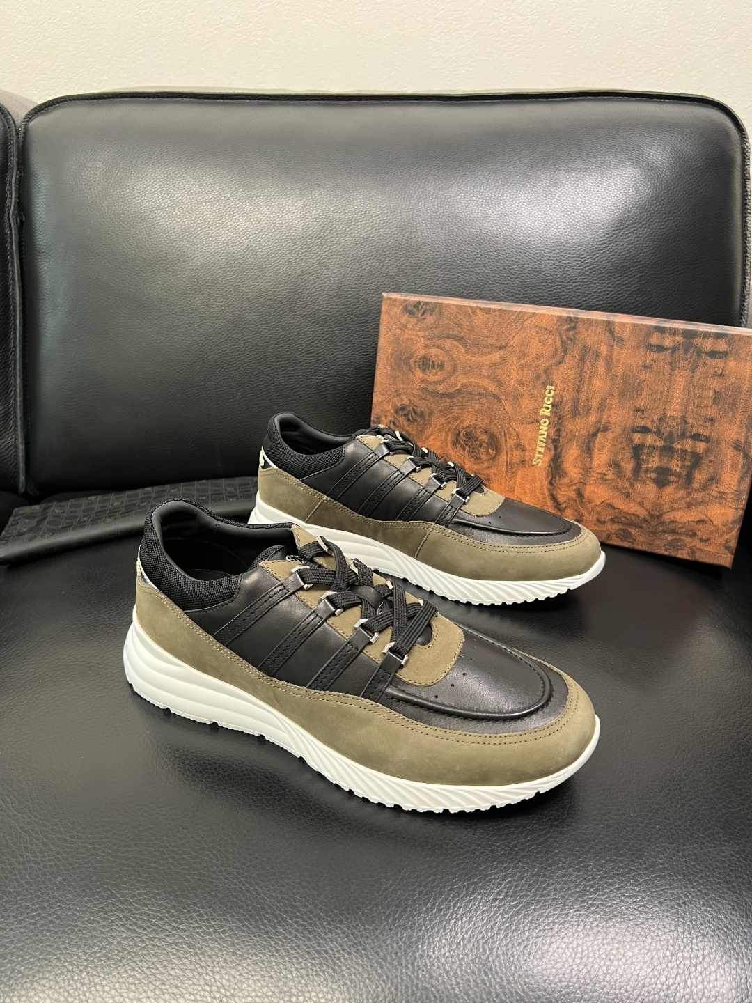 StefanoRicci 高品质 顶级工艺品 史蒂芬 劳尼治 专柜新品同步，鞋面意大利进口牛皮面料，进口