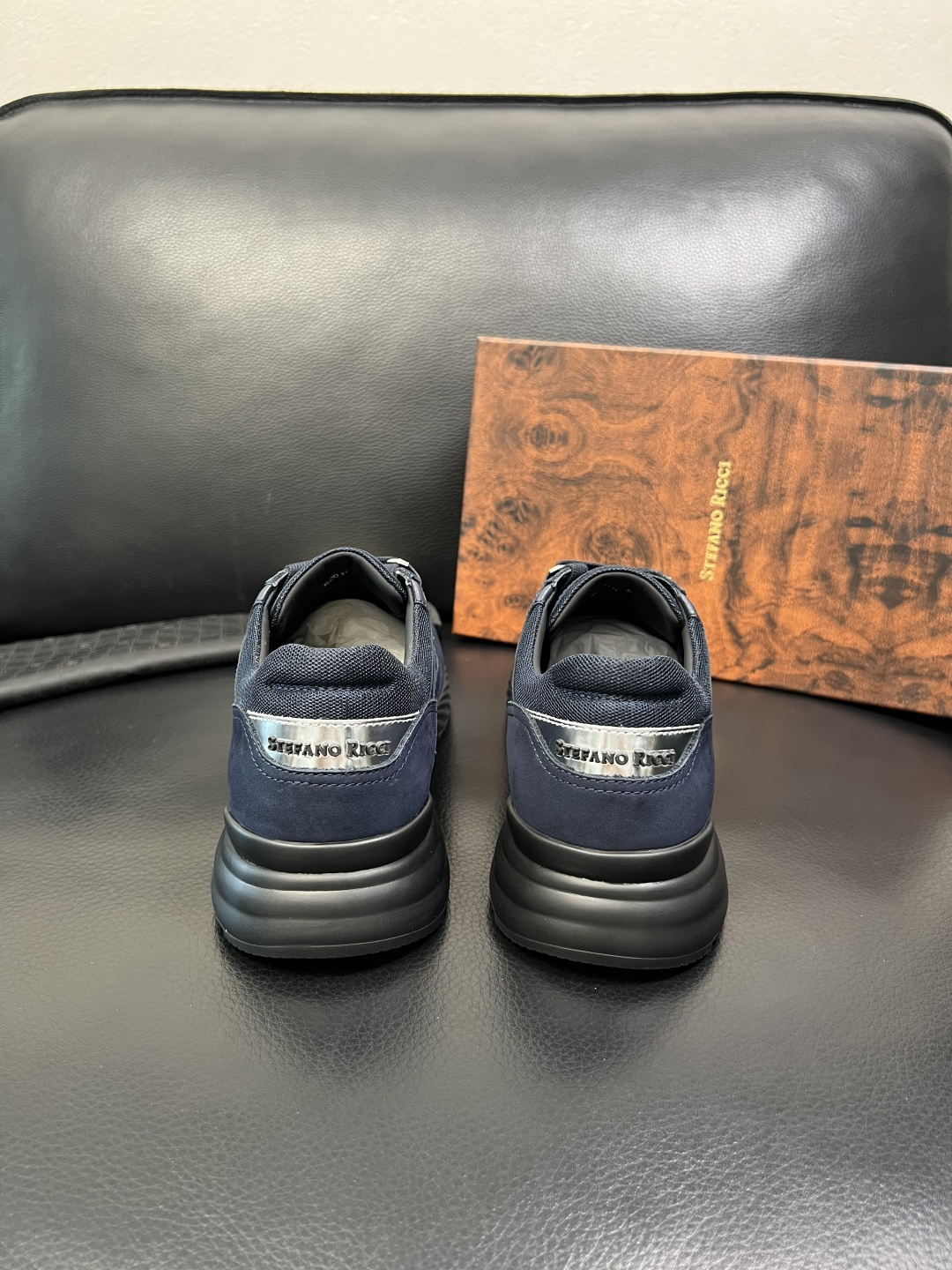 StefanoRicci 高品质 顶级工艺品 史蒂芬 劳尼治 专柜新品同步，鞋面意大利进口牛皮面料，进口