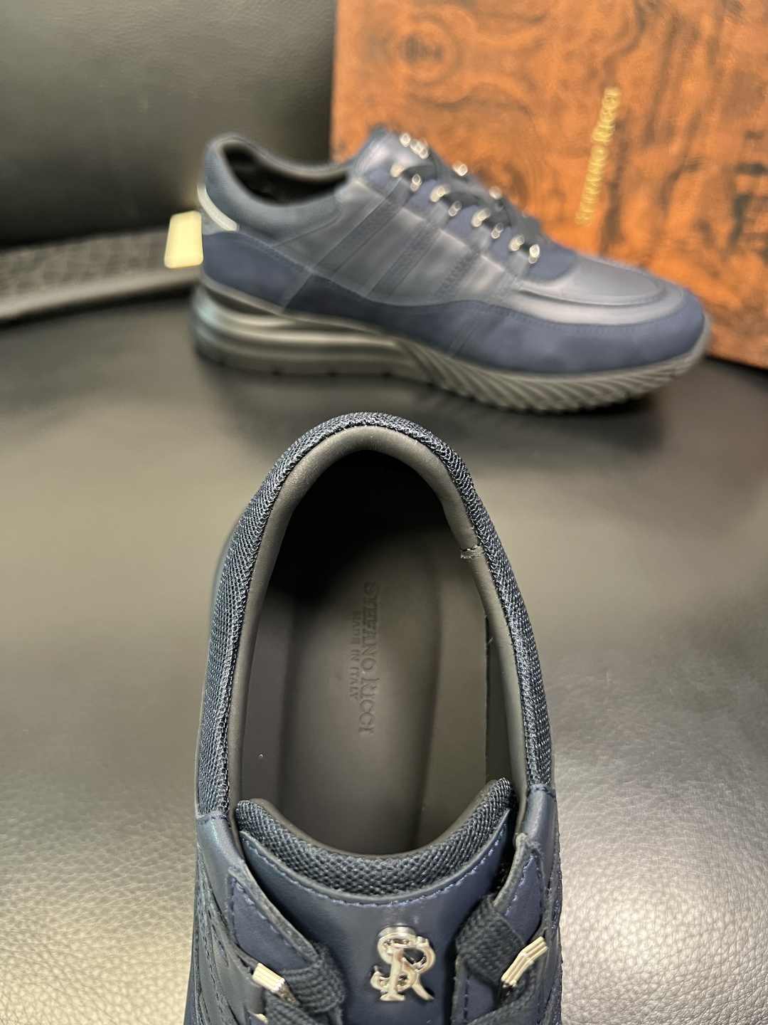 StefanoRicci 高品质 顶级工艺品 史蒂芬 劳尼治 专柜新品同步，鞋面意大利进口牛皮面料，进口