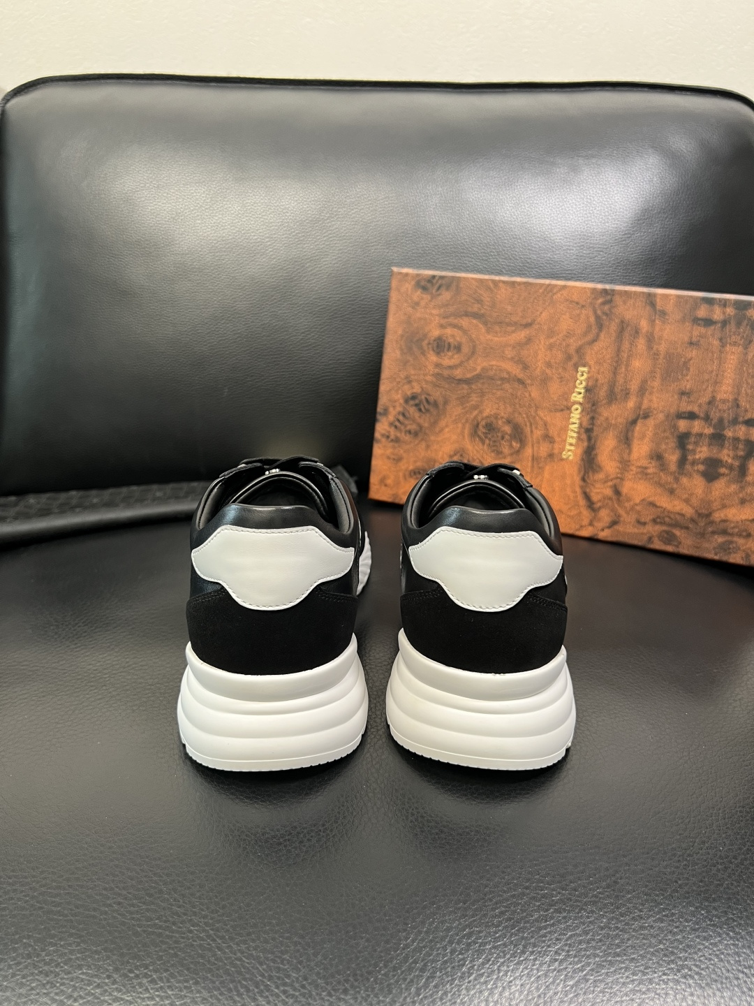 StefanoRicci 高品质 顶级工艺品 史蒂芬 劳尼治 专柜新品同步，鞋面意大利进口牛皮面料，进口