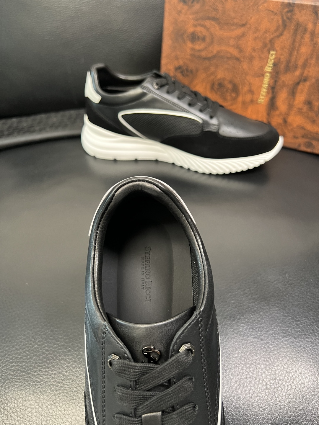 StefanoRicci 高品质 顶级工艺品 史蒂芬 劳尼治 专柜新品同步，鞋面意大利进口牛皮面料，进口