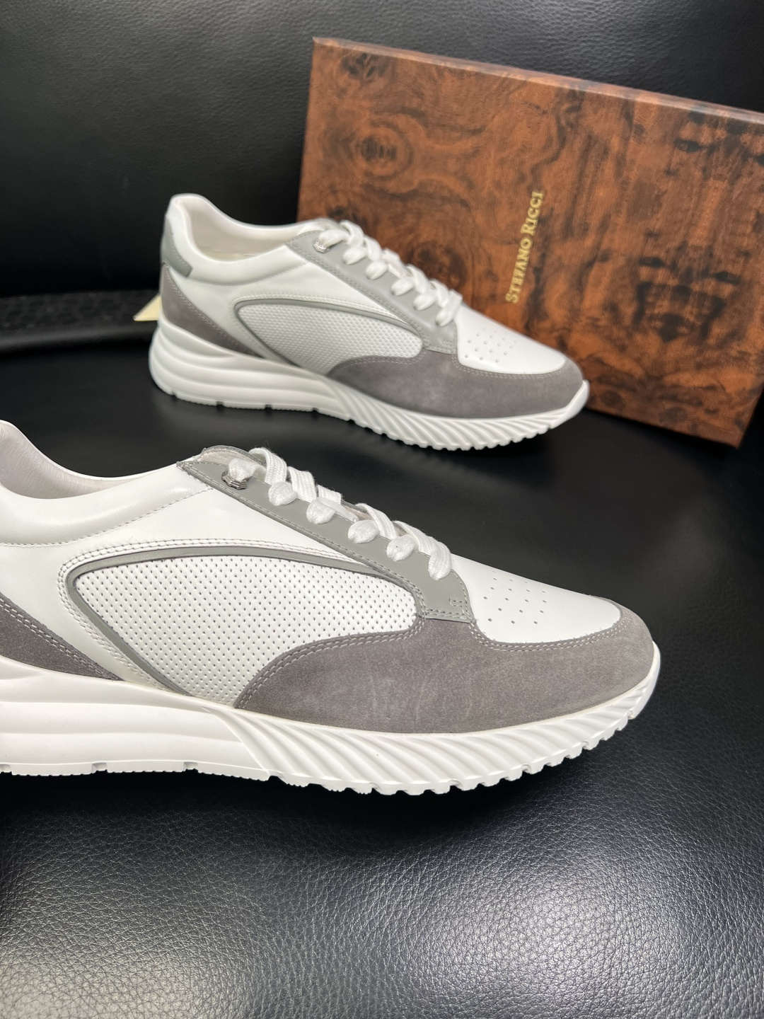 StefanoRicci 高品质 顶级工艺品 史蒂芬 劳尼治 专柜新品同步，鞋面意大利进口牛皮面料，进口