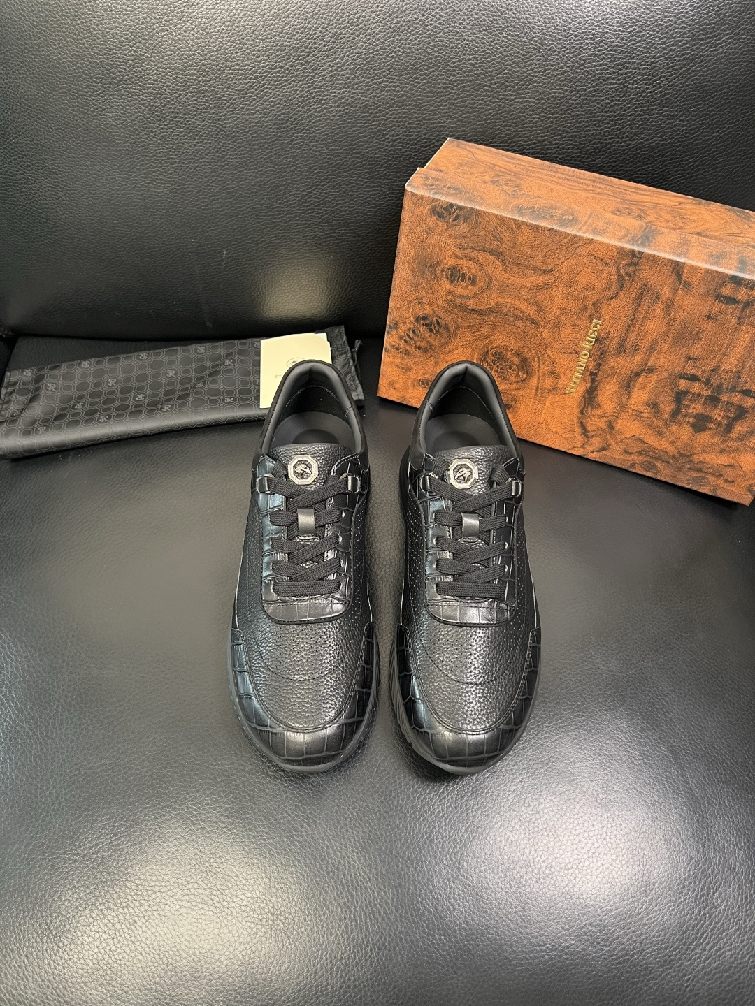 StefanoRicci 高品质 顶级工艺品 史蒂芬 劳尼治 专柜新品同步，鞋面意大利进口牛皮面料，进口