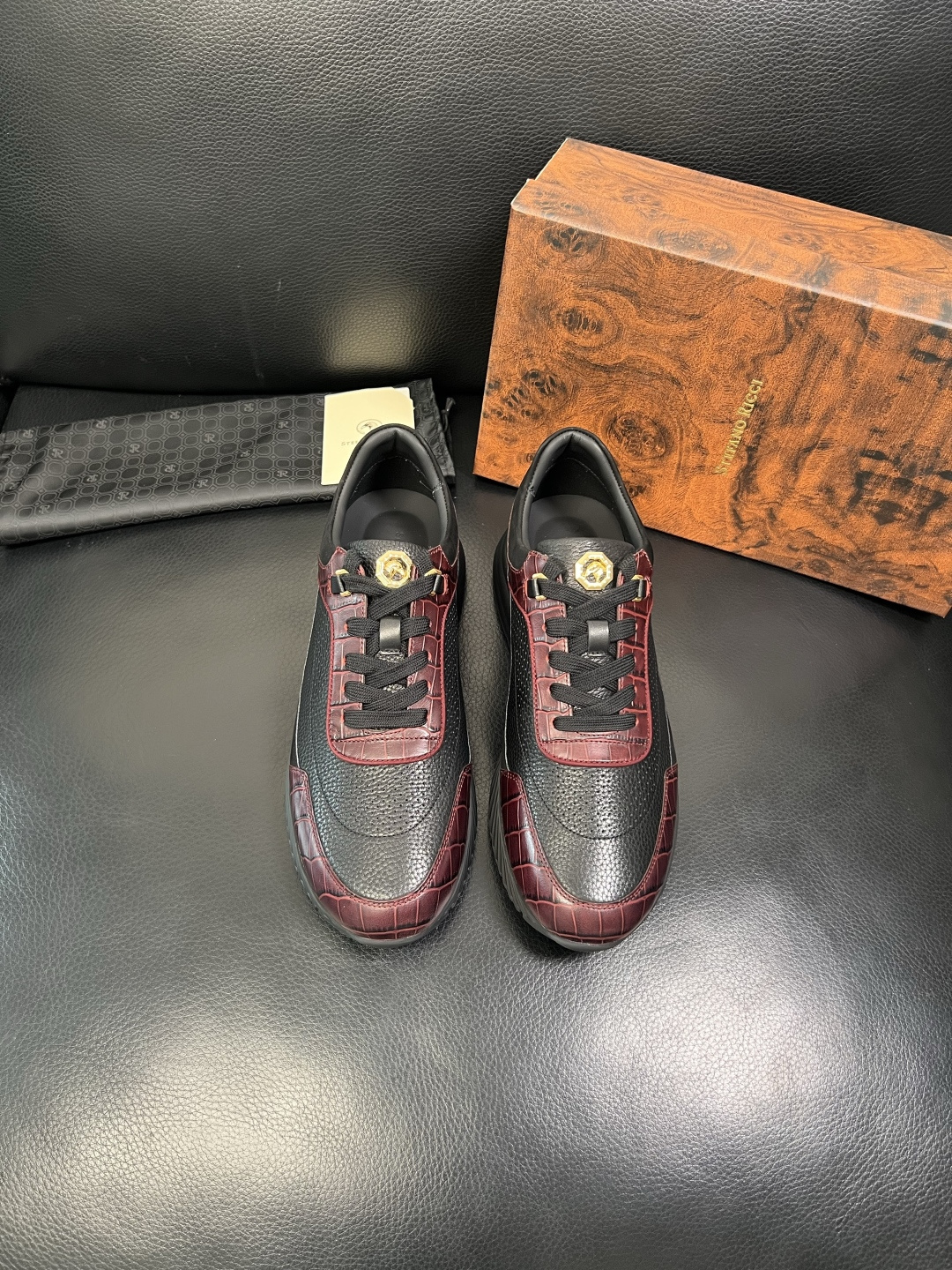 StefanoRicci 高品质 顶级工艺品 史蒂芬 劳尼治 专柜新品同步，鞋面意大利进口牛皮面料，进口