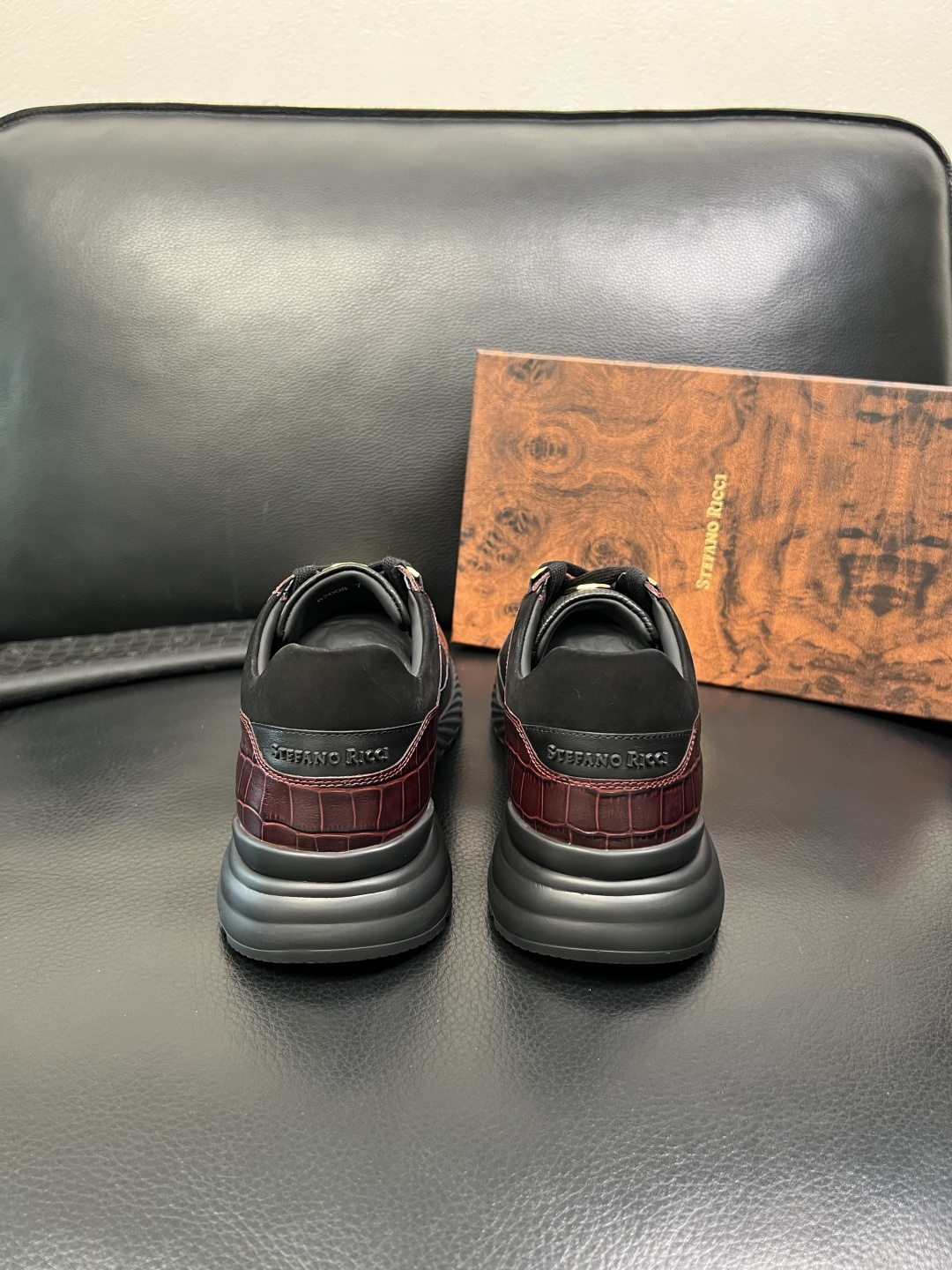 StefanoRicci 高品质 顶级工艺品 史蒂芬 劳尼治 专柜新品同步，鞋面意大利进口牛皮面料，进口