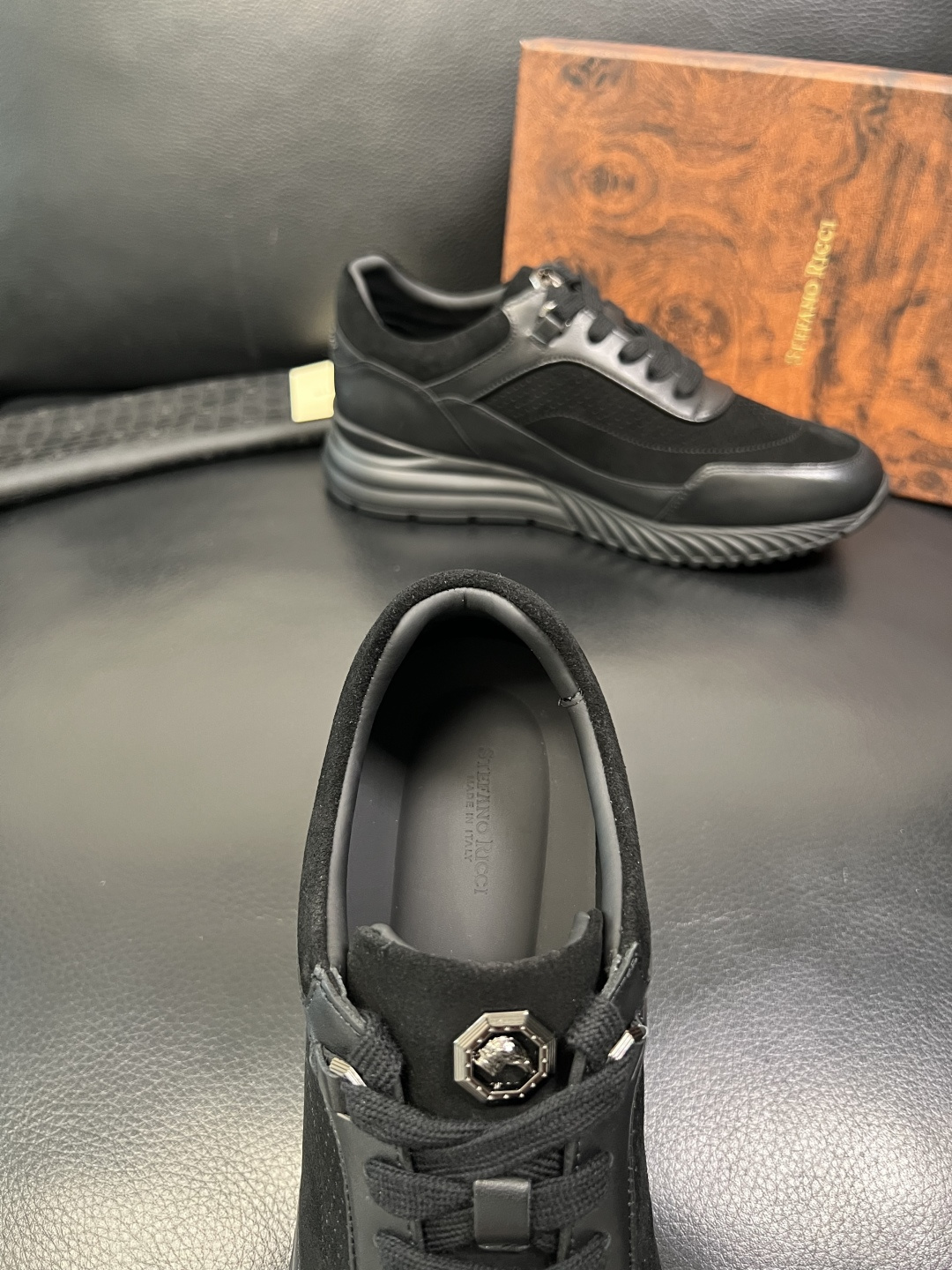 StefanoRicci 高品质 顶级工艺品 史蒂芬 劳尼治 专柜新品同步，鞋面意大利进口牛皮面料，进口