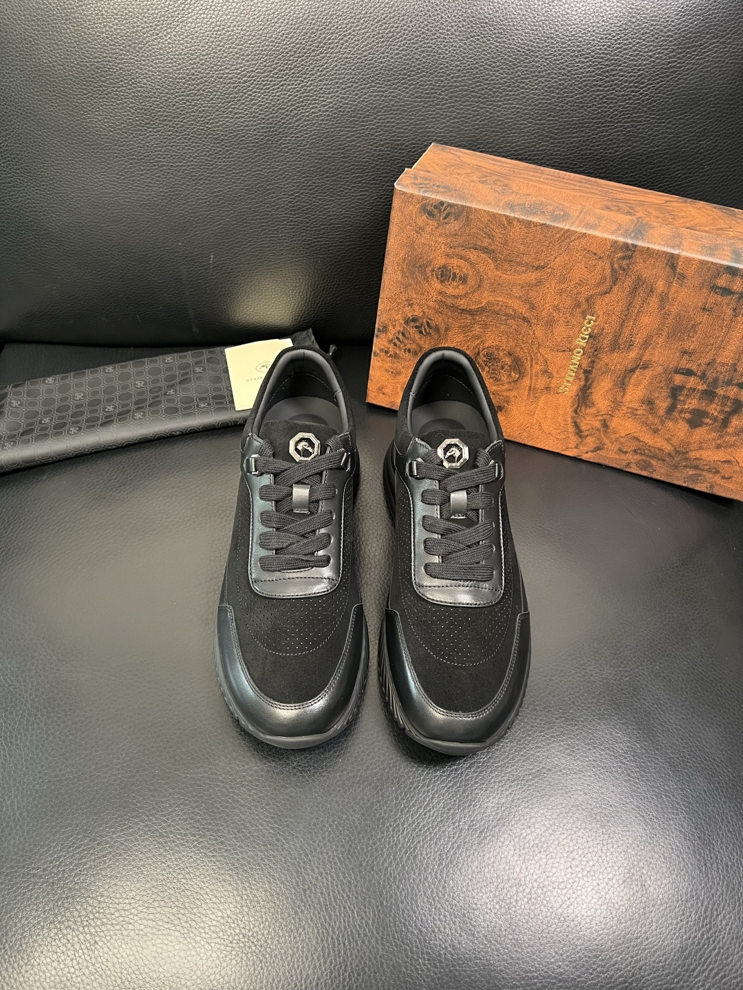 StefanoRicci 高品质 顶级工艺品 史蒂芬 劳尼治 专柜新品同步，鞋面意大利进口牛皮面料，进口