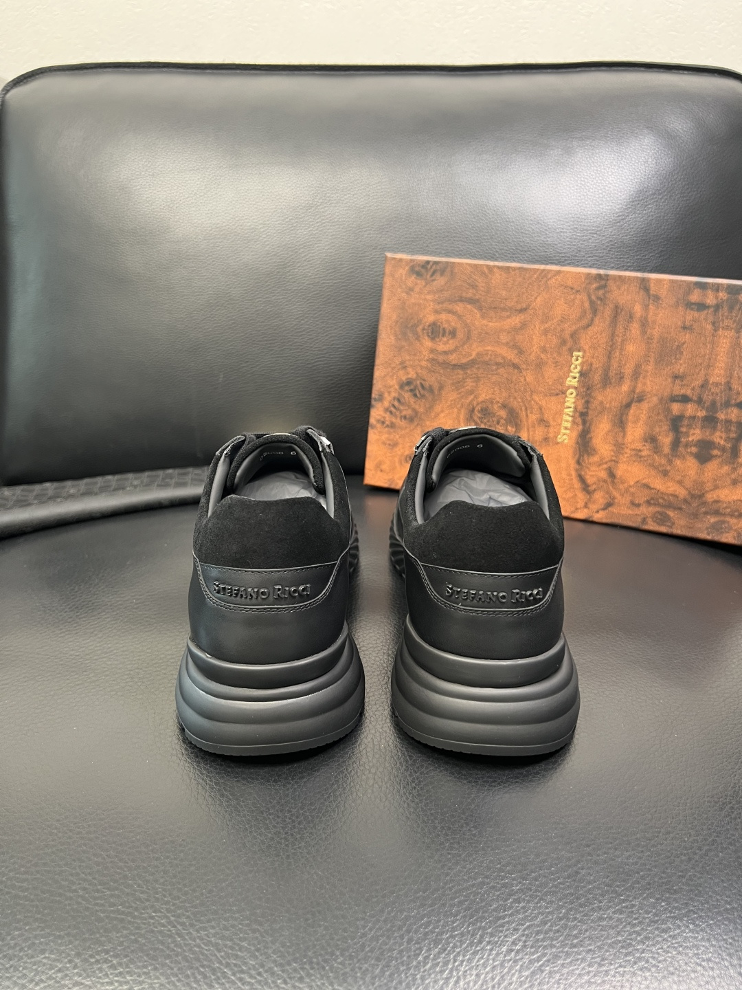 StefanoRicci 高品质 顶级工艺品 史蒂芬 劳尼治 专柜新品同步，鞋面意大利进口牛皮面料，进口