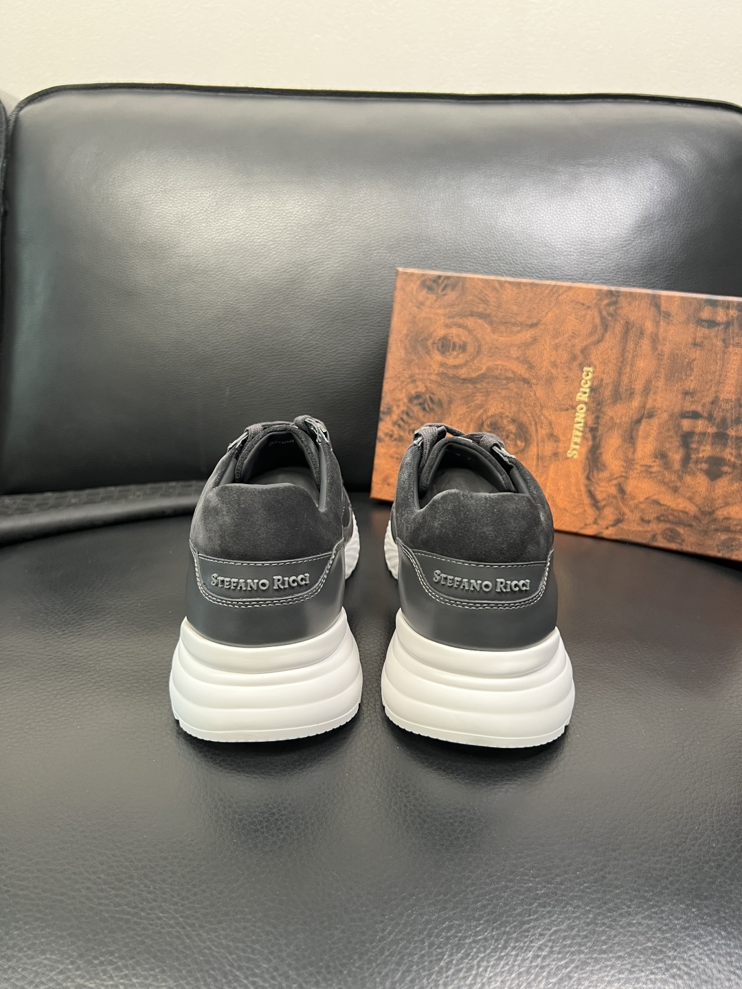 StefanoRicci 高品质 顶级工艺品 史蒂芬 劳尼治 专柜新品同步，鞋面意大利进口牛皮面料，进口