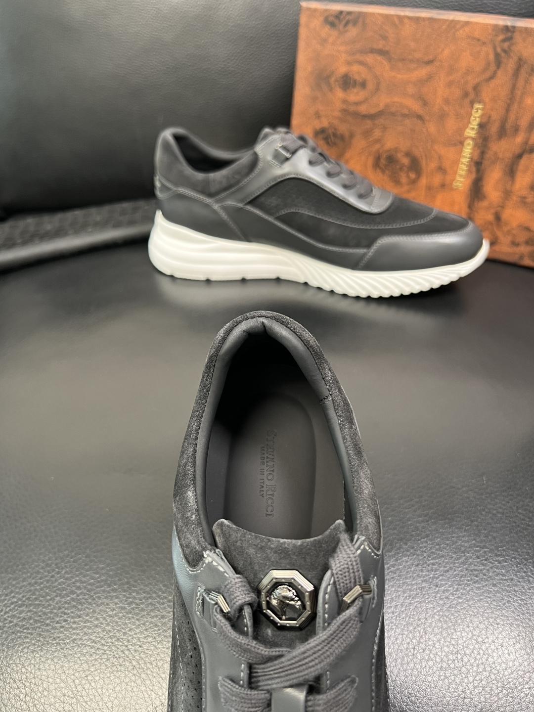 StefanoRicci 高品质 顶级工艺品 史蒂芬 劳尼治 专柜新品同步，鞋面意大利进口牛皮面料，进口