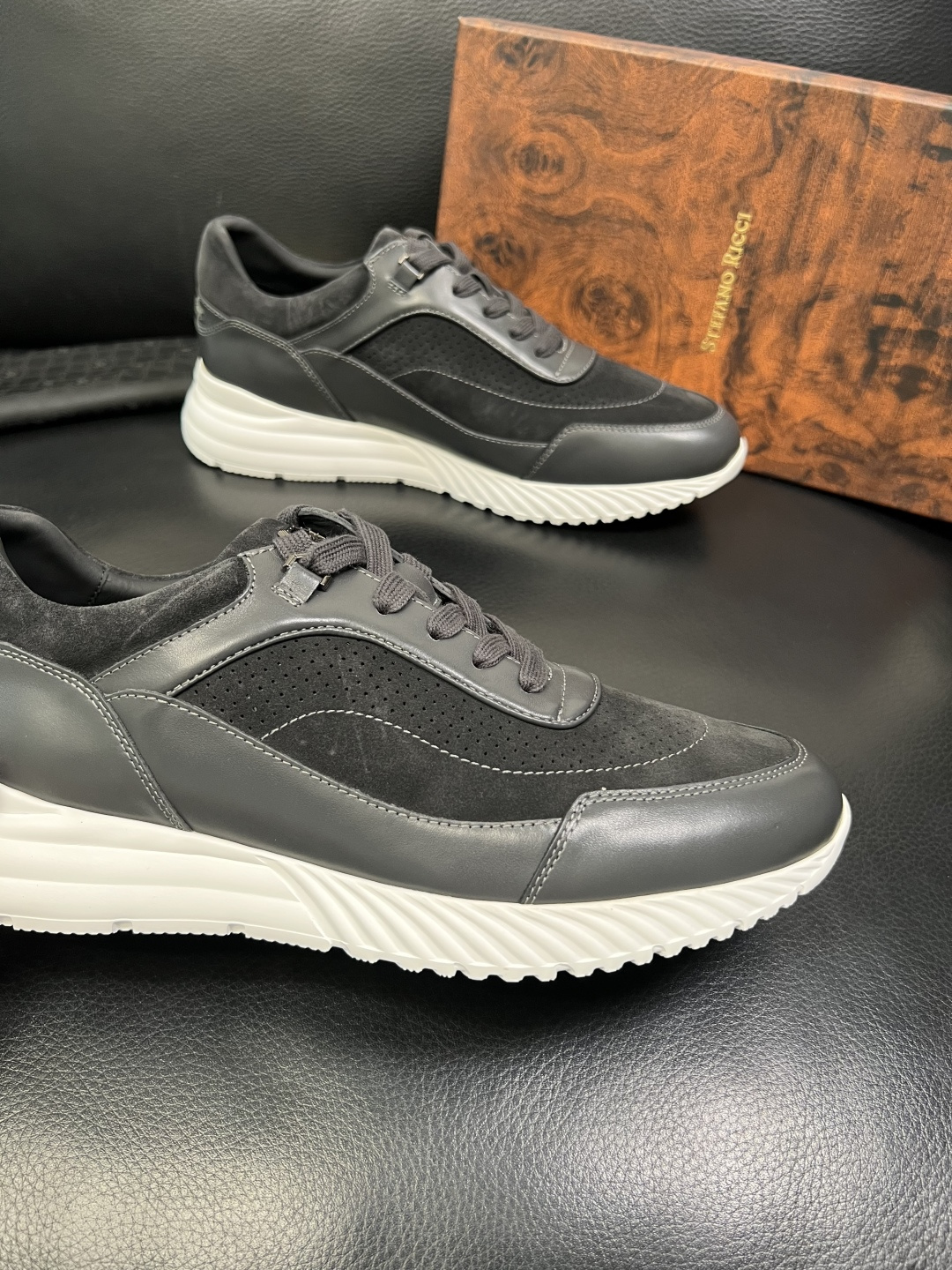 StefanoRicci 高品质 顶级工艺品 史蒂芬 劳尼治 专柜新品同步，鞋面意大利进口牛皮面料，进口