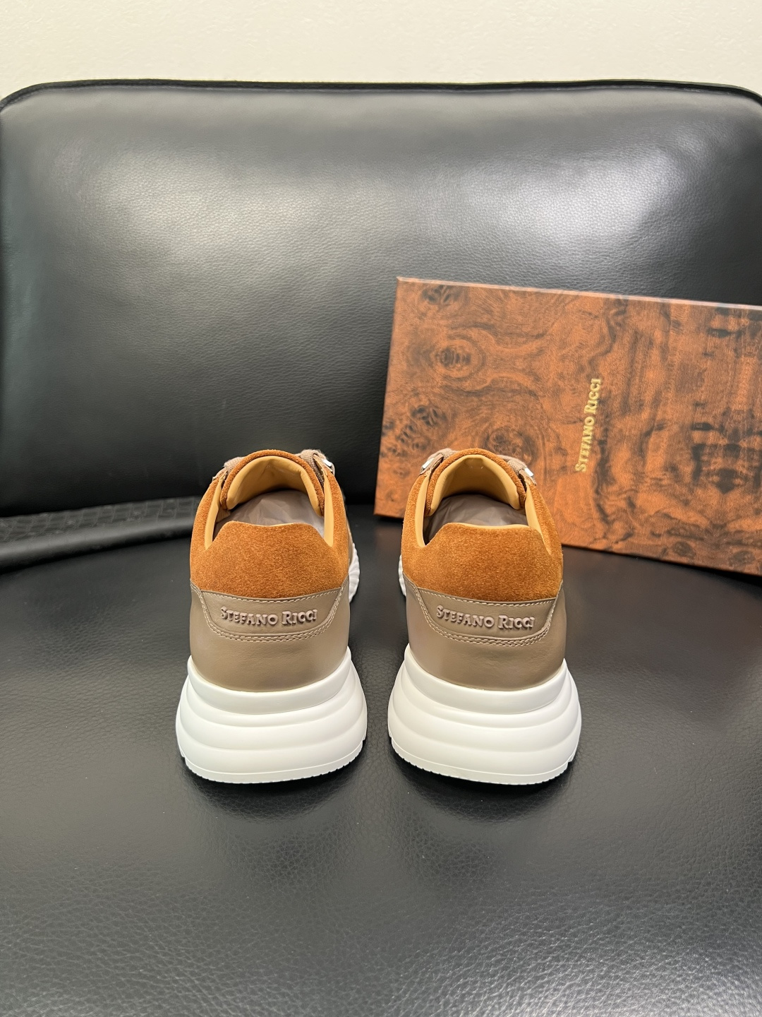 StefanoRicci 高品质 顶级工艺品 史蒂芬 劳尼治 专柜新品同步，鞋面意大利进口牛皮面料，进口