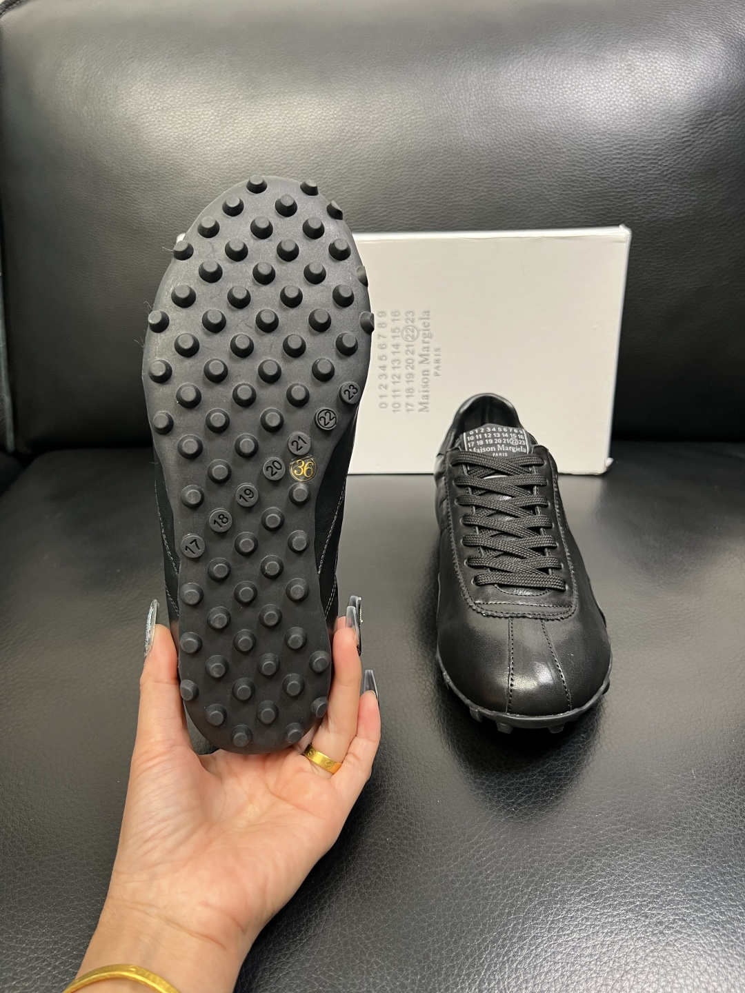 Maison Margiela 高品质 顶级工艺品 马吉拉 专柜新品同步，鞋面意大利进口牛皮面料，进口水