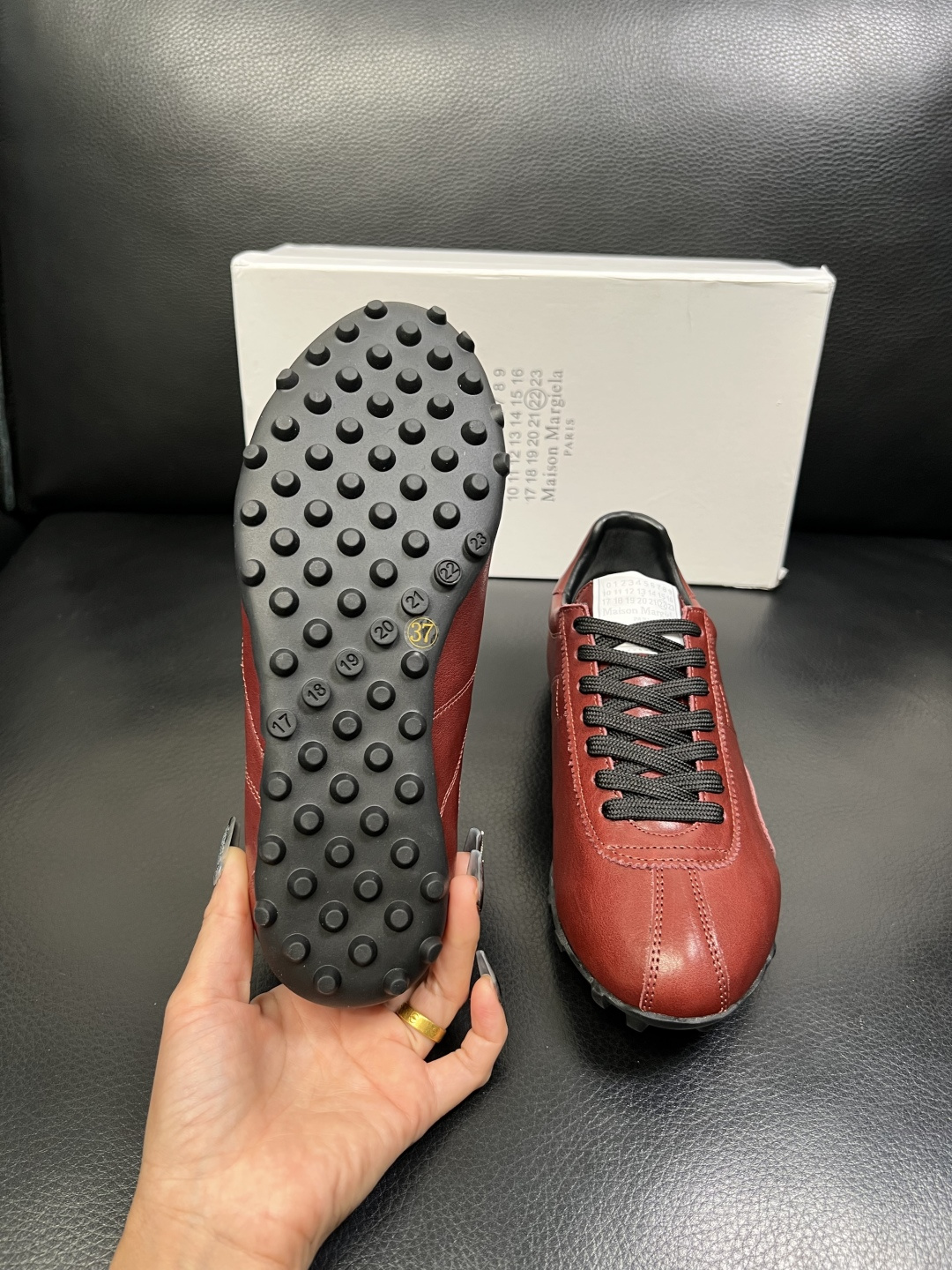 Maison Margiela 高品质 顶级工艺品 马吉拉 专柜新品同步，鞋面意大利进口牛皮面料，进口水