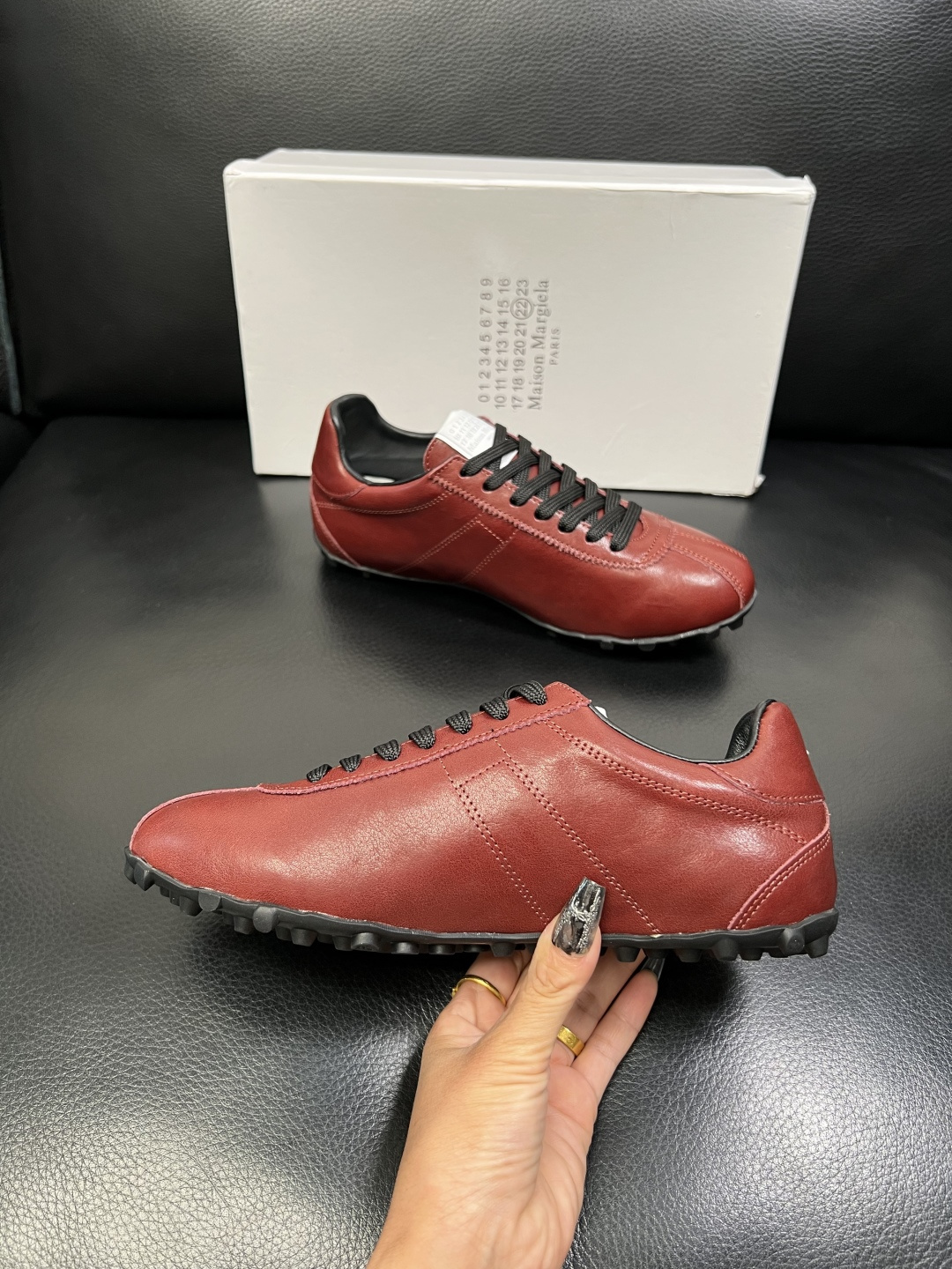 Maison Margiela 高品质 顶级工艺品 马吉拉 专柜新品同步，鞋面意大利进口牛皮面料，进口水