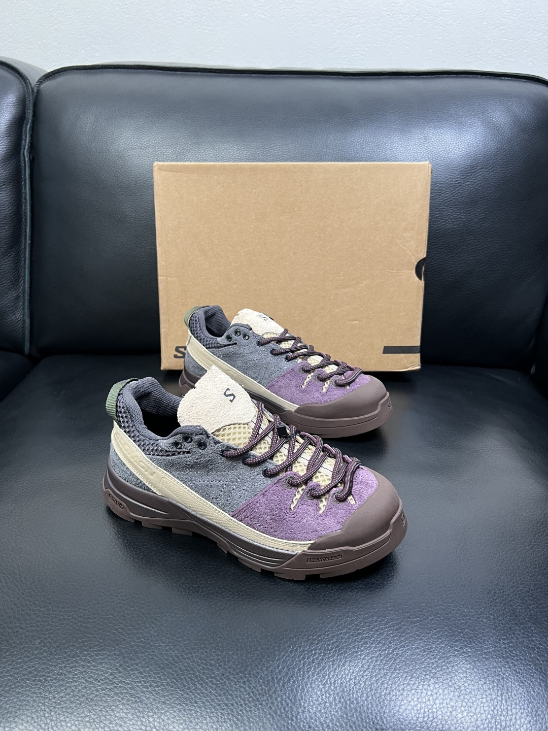 Salomo 高品质 顶级工艺品 萨洛蒙 专柜新品同步，鞋面意大利进口牛皮面料，进口水染牛皮内里垫，鞋底