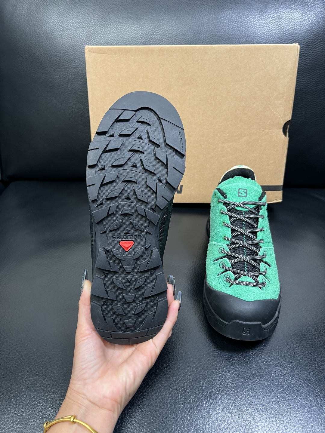 Salomo 高品质 顶级工艺品 萨洛蒙 专柜新品同步，鞋面意大利进口牛皮面料，进口水染牛皮内里垫，鞋底