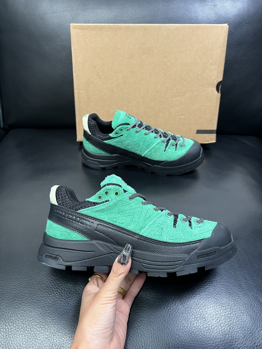 Salomo 高品质 顶级工艺品 萨洛蒙 专柜新品同步，鞋面意大利进口牛皮面料，进口水染牛皮内里垫，鞋底