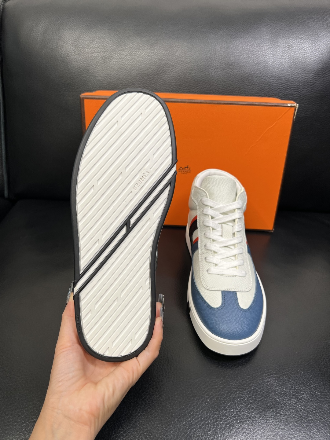 Hermes 高品质 顶级代购 爱马仕 专柜同步发售原厂配置，意大利进口原版牛皮面料，高品质拼接工艺，全