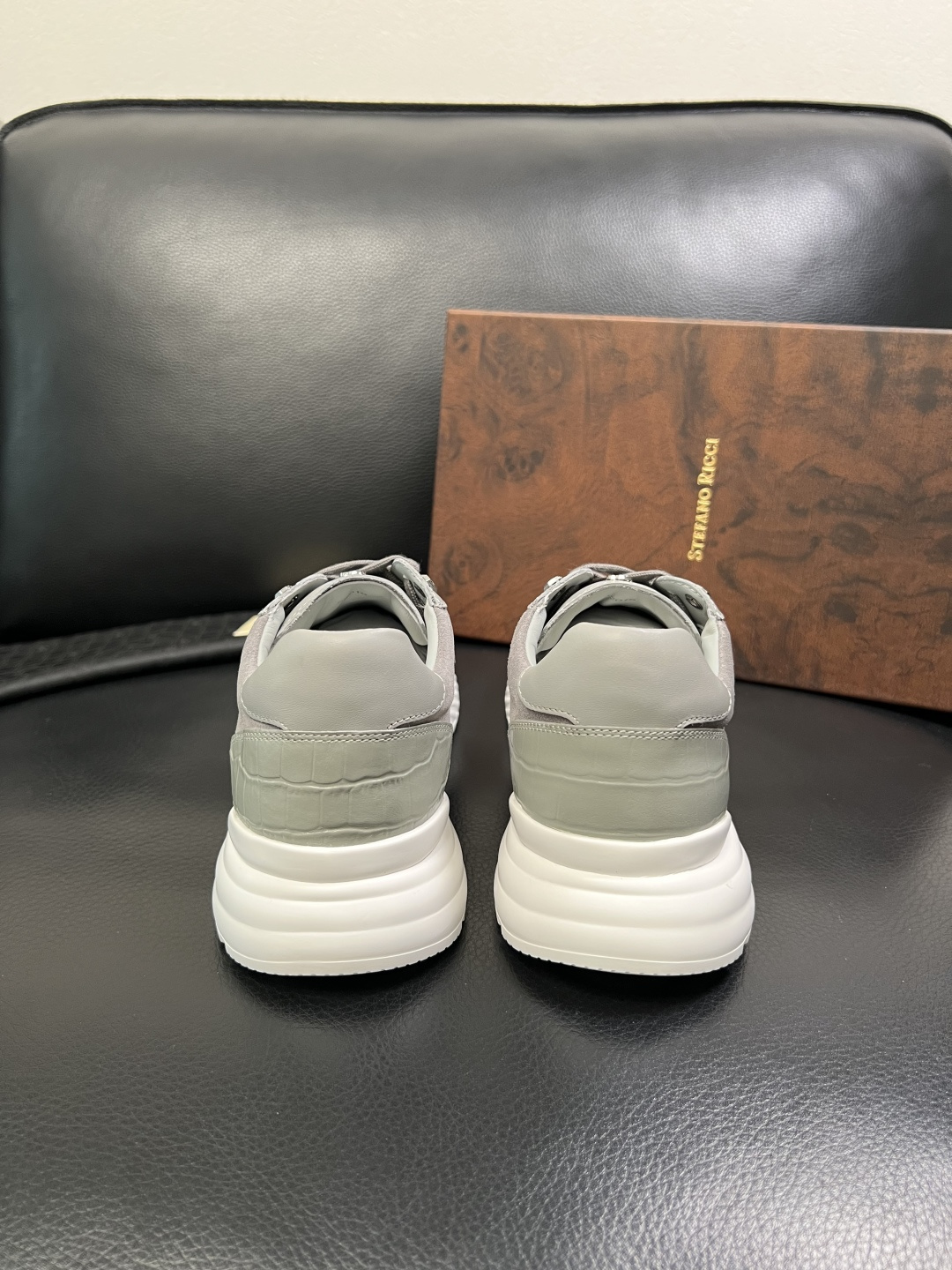 StefanoRicci 高品质 顶级工艺品 史蒂芬 劳尼治 专柜新品同步，鞋面意大利进口牛皮面料，进口