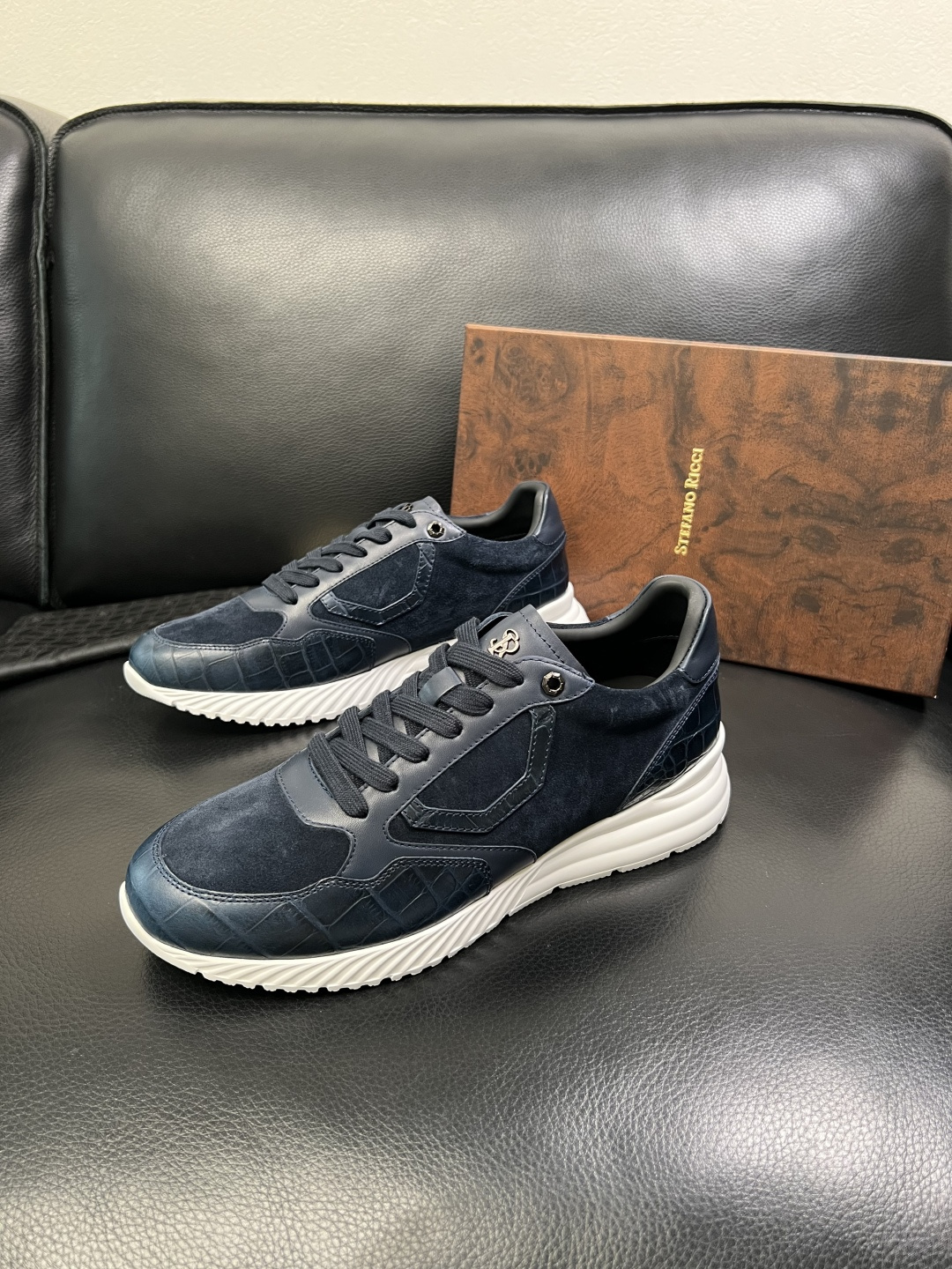 StefanoRicci 高品质 顶级工艺品 史蒂芬 劳尼治 专柜新品同步，鞋面意大利进口牛皮面料，进口