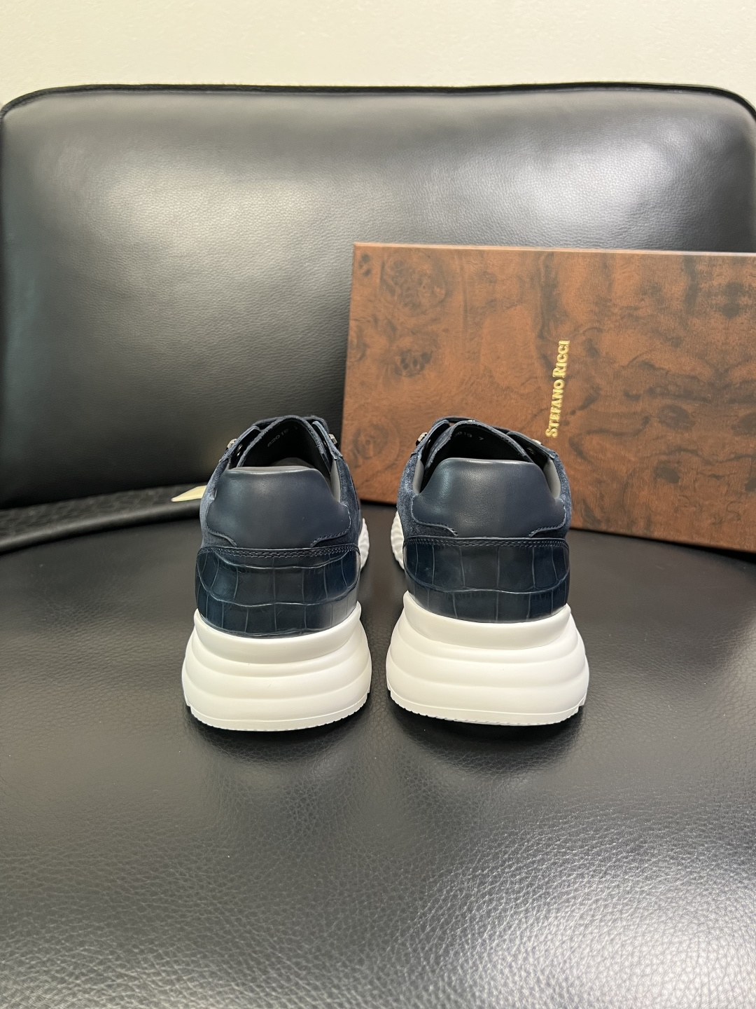 StefanoRicci 高品质 顶级工艺品 史蒂芬 劳尼治 专柜新品同步，鞋面意大利进口牛皮面料，进口