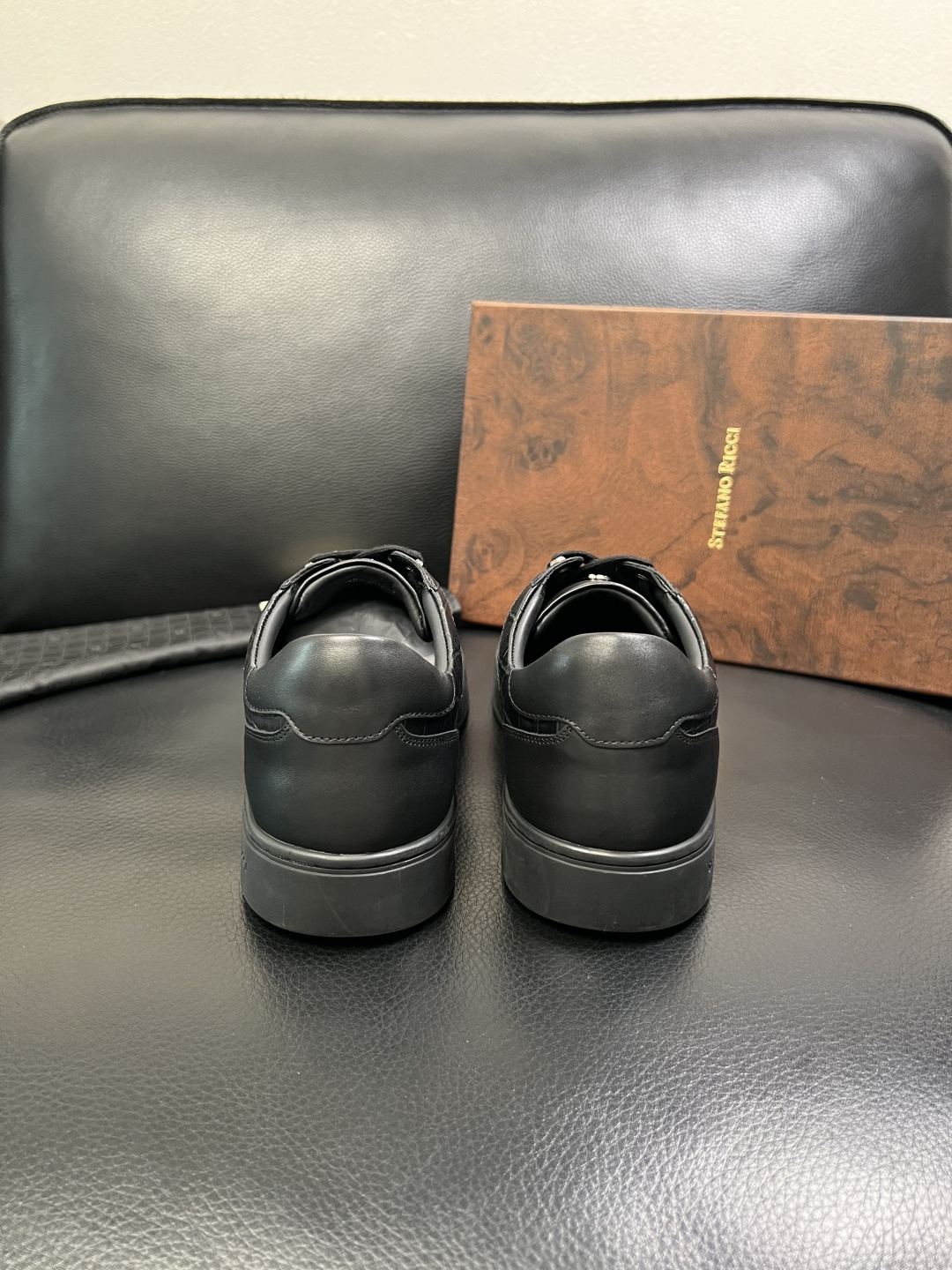 StefanoRicci 高品质 顶级工艺品 史蒂芬 劳尼治 专柜新品同步，鞋面意大利进口牛皮面料，进口