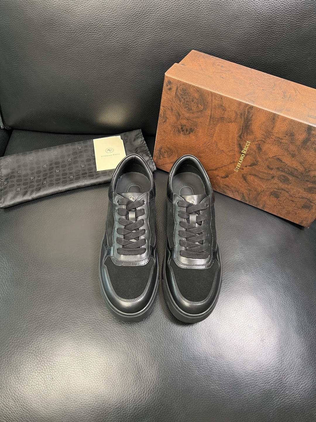 StefanoRicci 高品质 顶级工艺品 史蒂芬 劳尼治 专柜新品同步，鞋面意大利进口牛皮面料，进口