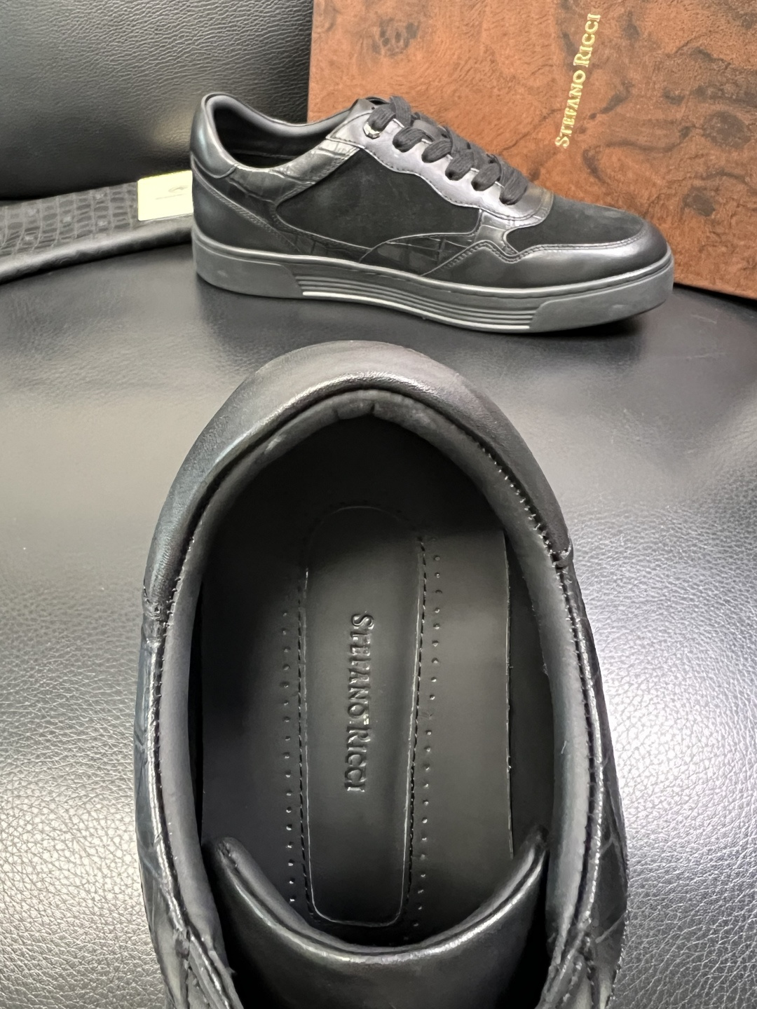 StefanoRicci 高品质 顶级工艺品 史蒂芬 劳尼治 专柜新品同步，鞋面意大利进口牛皮面料，进口