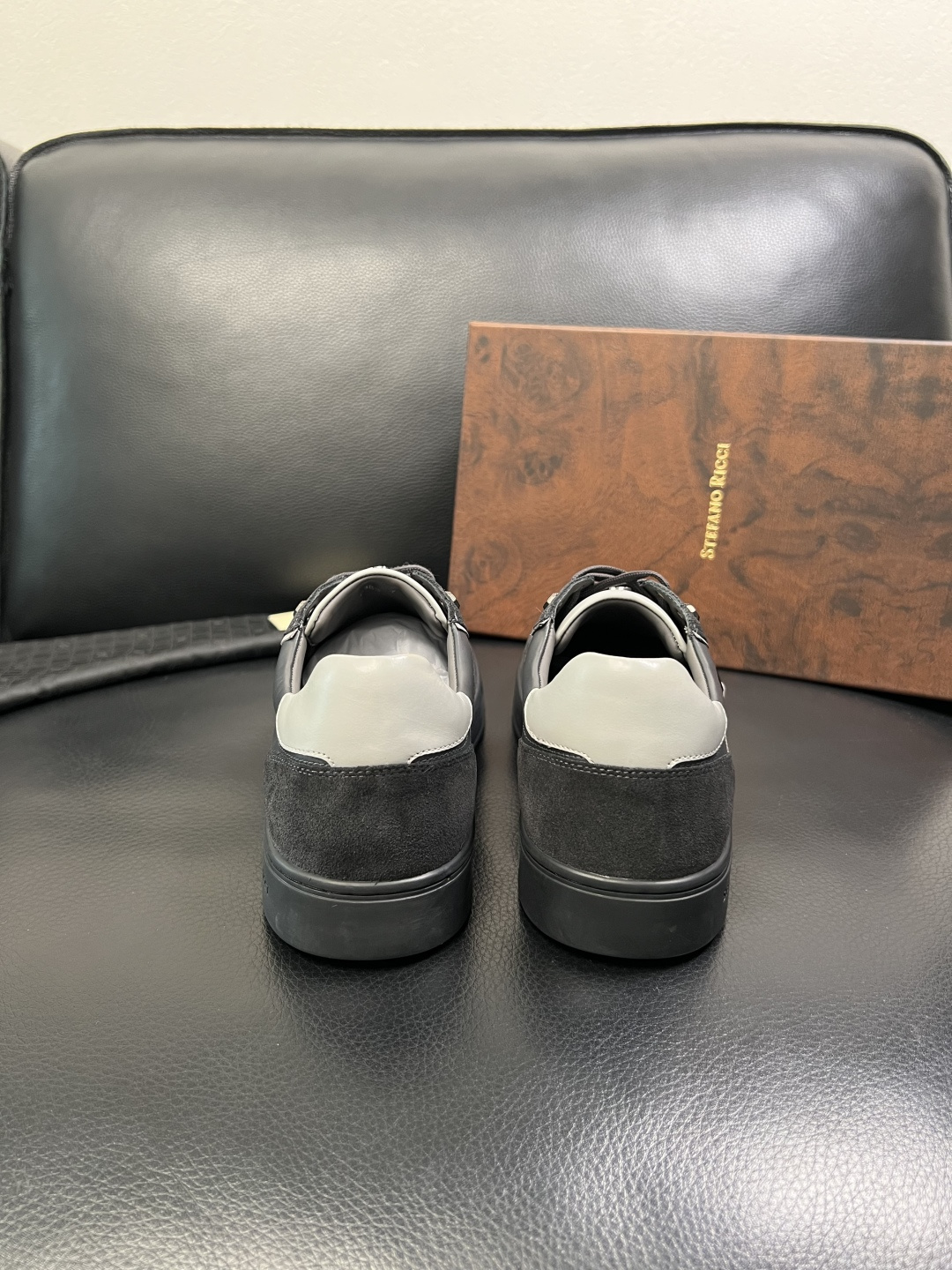 StefanoRicci 高品质 顶级工艺品 史蒂芬 劳尼治 专柜新品同步，鞋面意大利进口牛皮面料，进口