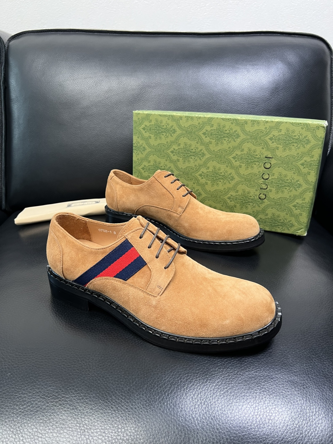 Gucci 高品质 顶级工艺品 古奇 皮鞋系列专柜同步 原厂配置，意大利进口原版牛皮，进口水染牛里 ，鞋