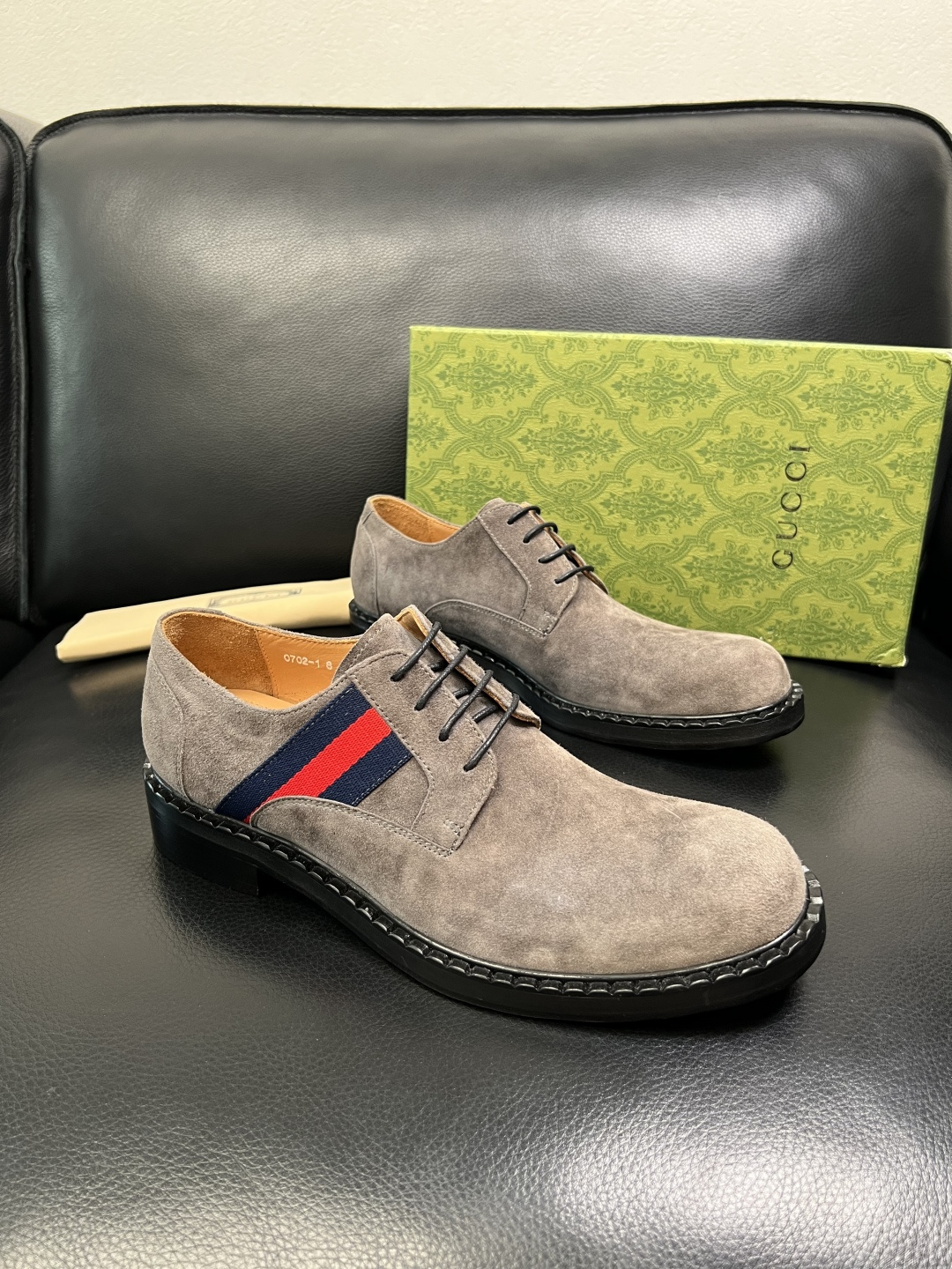Gucci 高品质 顶级工艺品 古奇 皮鞋系列专柜同步 原厂配置，意大利进口原版牛皮，进口水染牛里 ，鞋