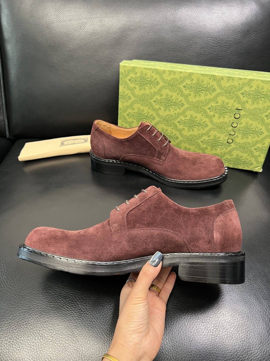 Gucci 高品质 顶级工艺品 古奇 皮鞋系列专柜同步 原厂配置，意大利进口原版牛皮，进口水染牛里 ，鞋