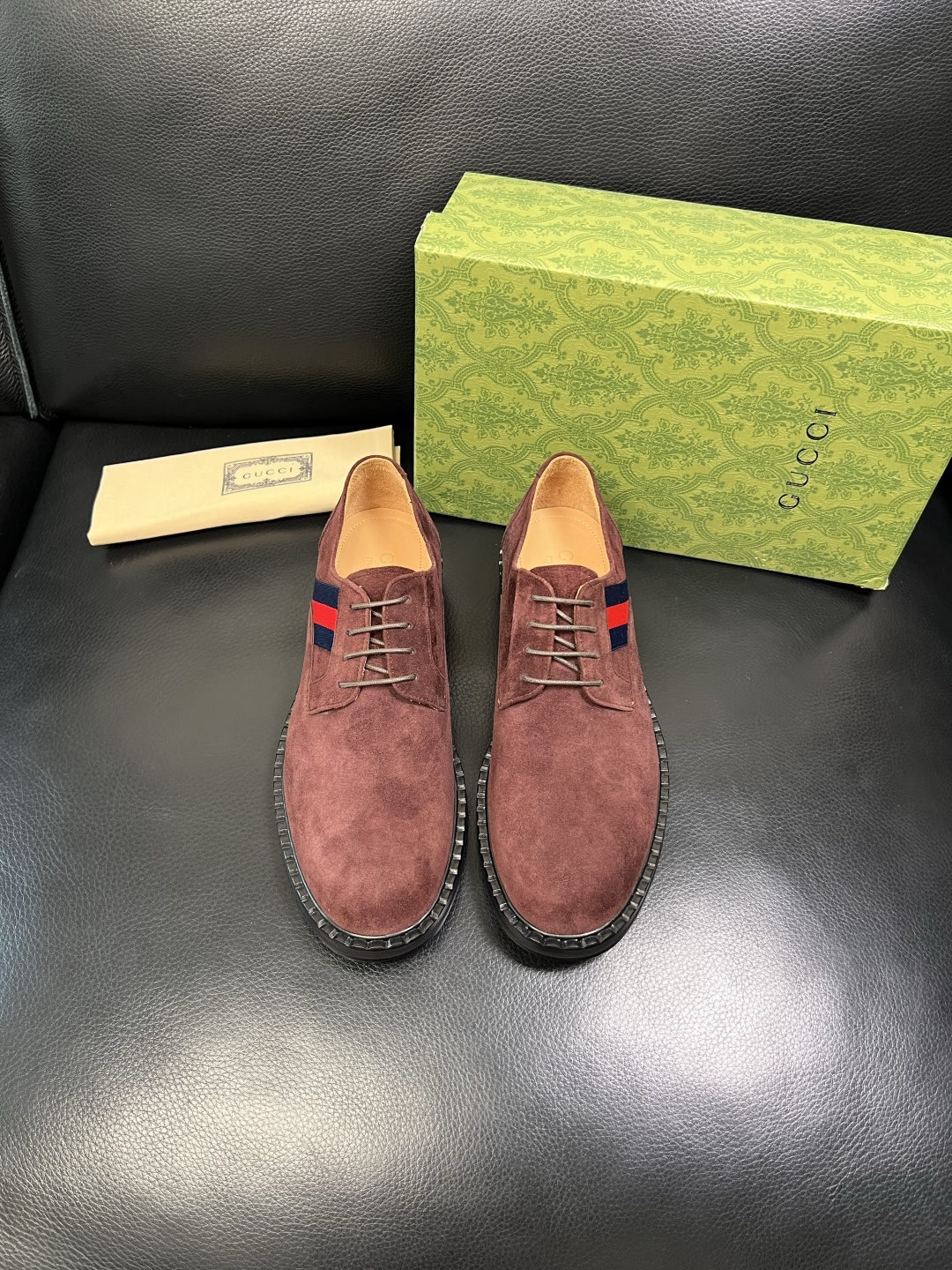 Gucci 高品质 顶级工艺品 古奇 皮鞋系列专柜同步 原厂配置，意大利进口原版牛皮，进口水染牛里 ，鞋