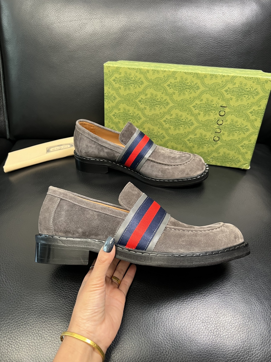 Gucci 高品质 顶级工艺品 古奇 皮鞋系列专柜同步 原厂配置，意大利进口原版牛皮，进口水染牛里 ，鞋