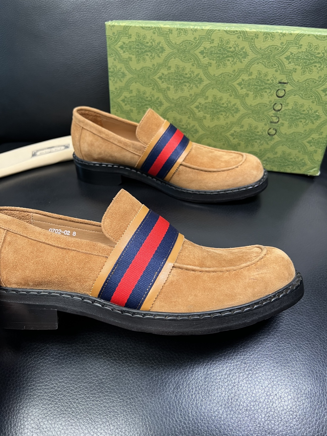 Gucci 高品质 顶级工艺品 古奇 皮鞋系列专柜同步 原厂配置，意大利进口原版牛皮，进口水染牛里 ，鞋