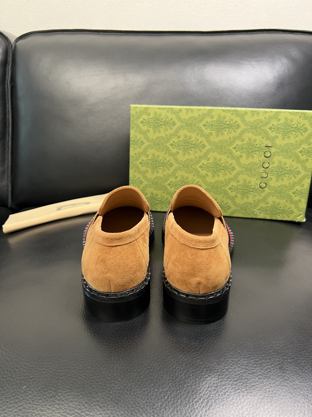 Gucci 高品质 顶级工艺品 古奇 皮鞋系列专柜同步 原厂配置，意大利进口原版牛皮，进口水染牛里 ，鞋