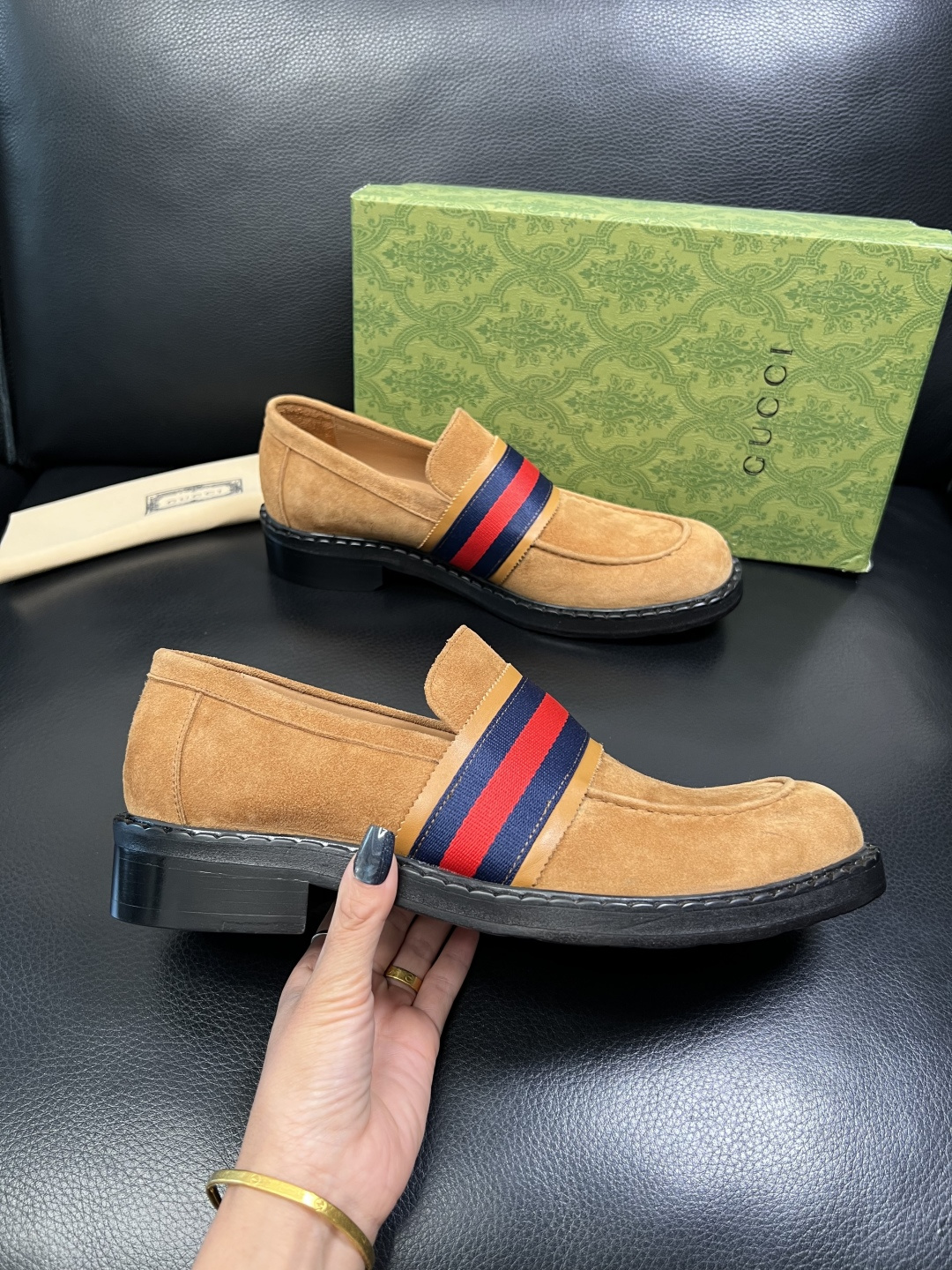 Gucci 高品质 顶级工艺品 古奇 皮鞋系列专柜同步 原厂配置，意大利进口原版牛皮，进口水染牛里 ，鞋