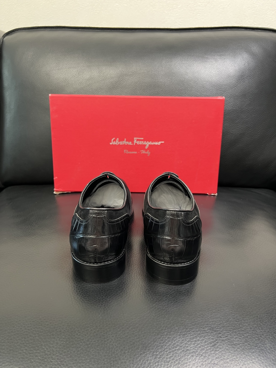 Ferragamo 高品质 顶级工艺品 菲拉格慕 皮鞋 专柜同步发售原厂配置，意大利进口原版牛皮，进口水