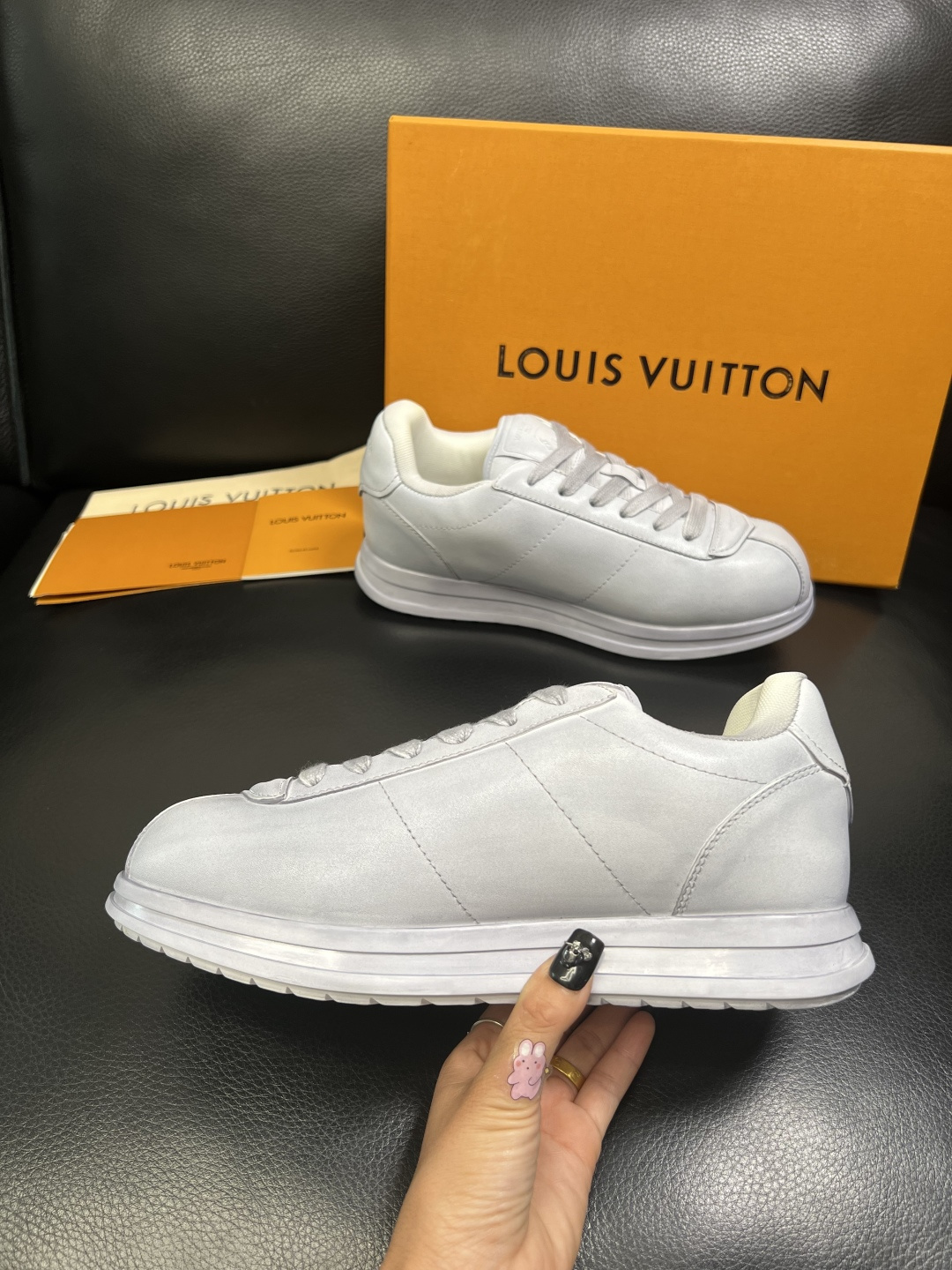 Lv 高品质 顶级工艺品 路易威登，运动板鞋专柜同步，鞋面意大利进口，高品质拼接缤纷色彩复杂工艺品，进口